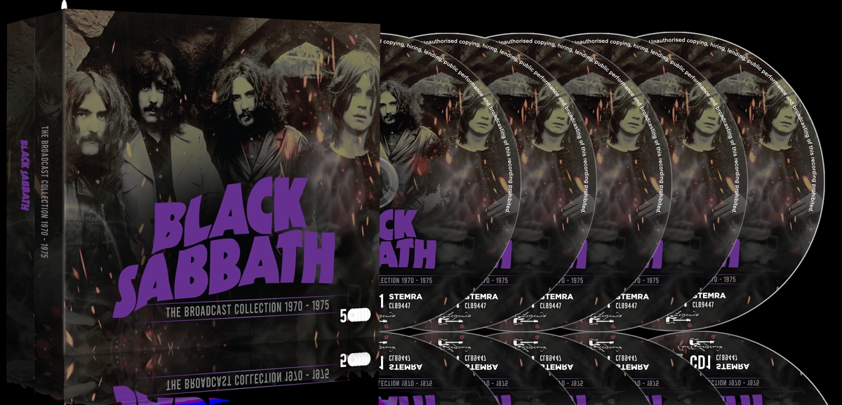 Black Sabbath 1970 - 1975 5CD Box The Broadcast Collection