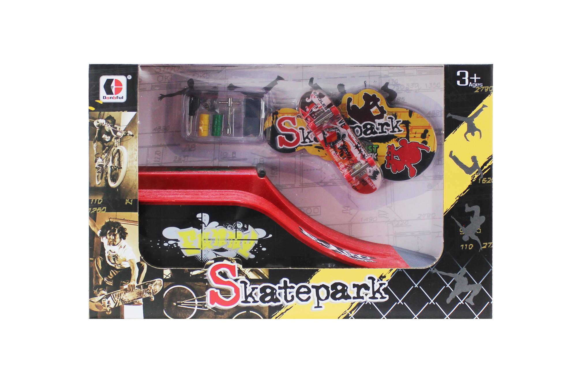 Skatepark ramp met Fingerboards 3  - assorti - prijs per stuk