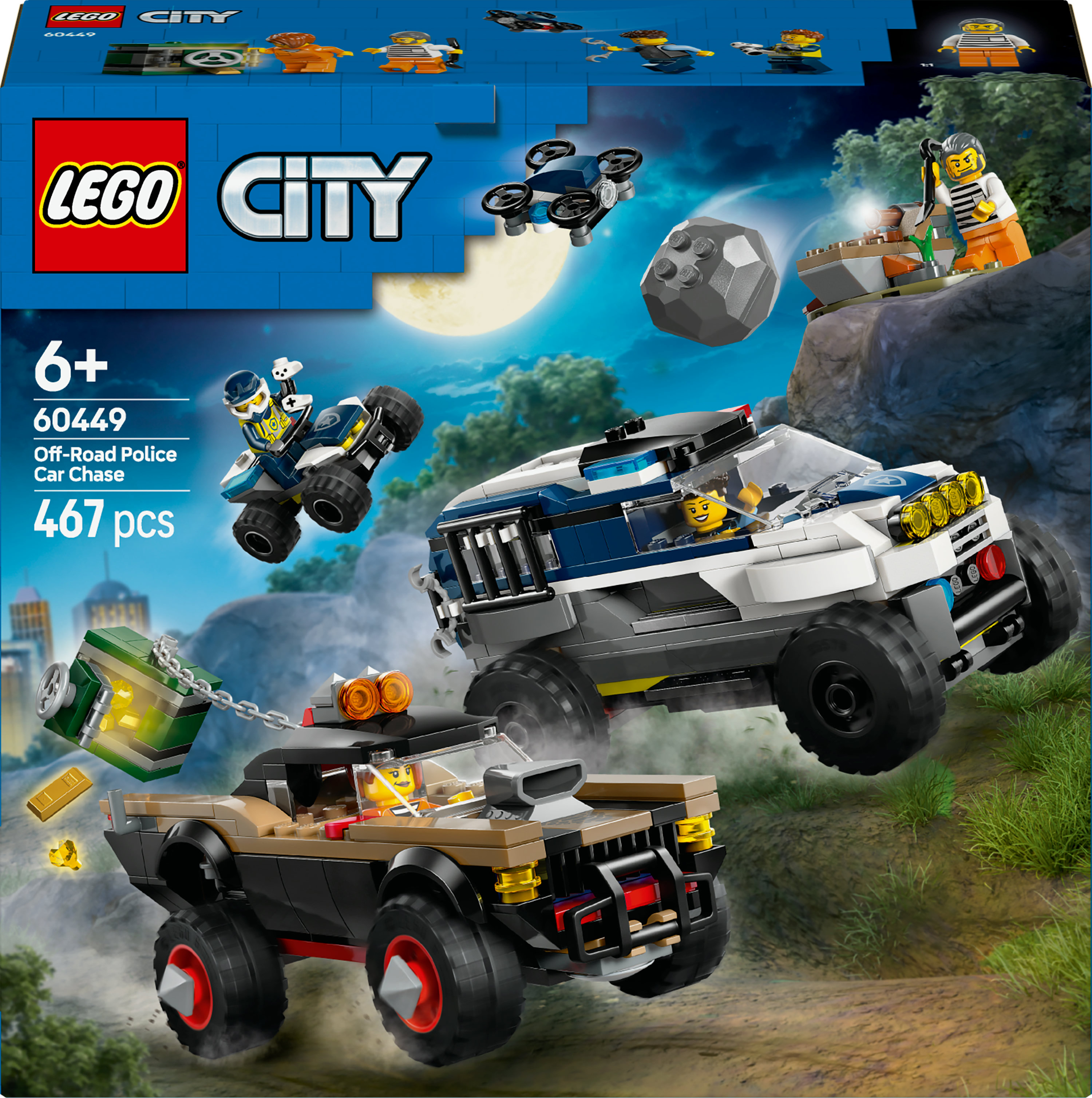LEGO City 60449 Offroad Politieachtervolging