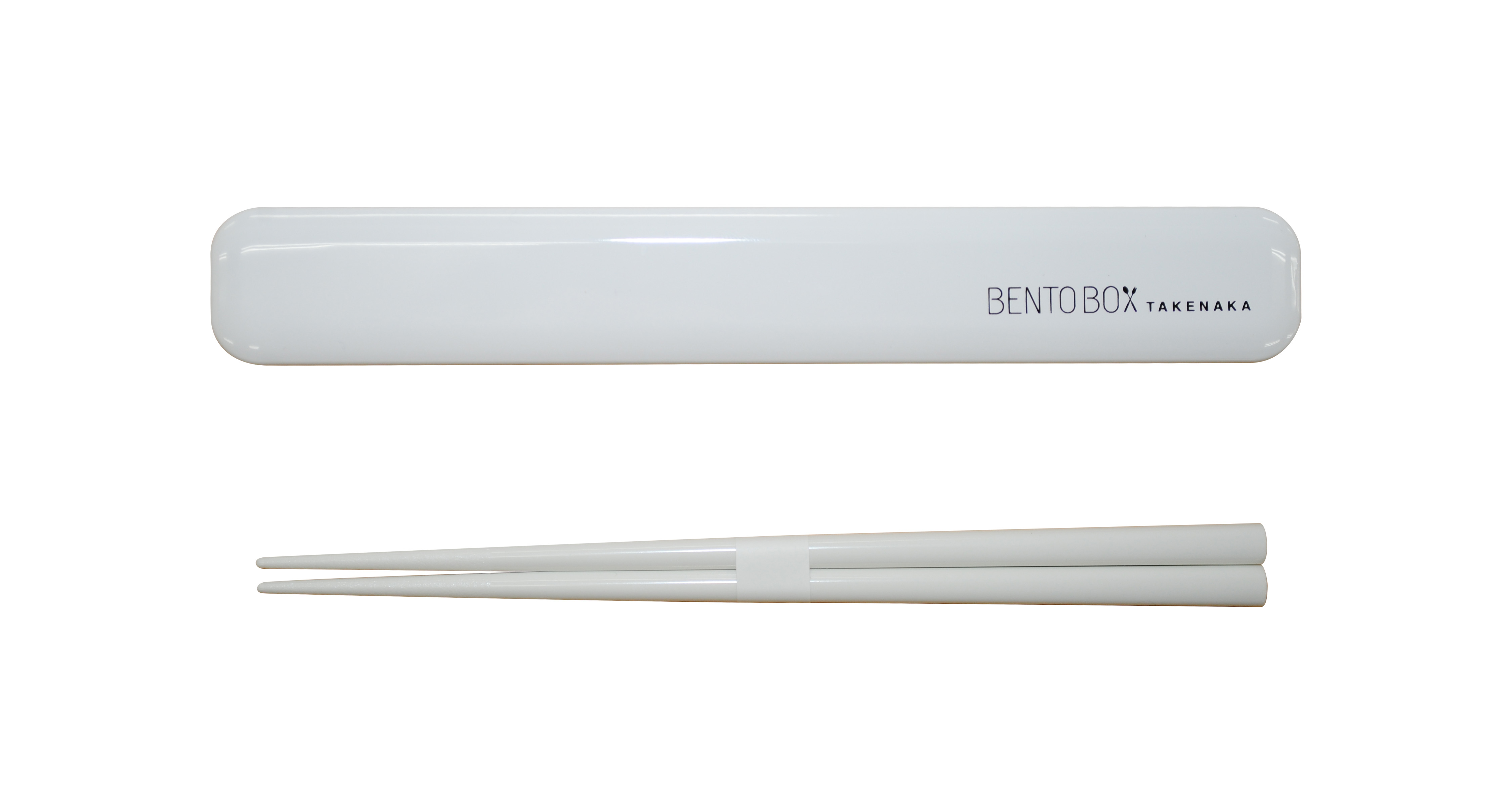 Takenaka Chopsticks Coconut White in Doosje - 9x3x1.5 cm - Acrylhars