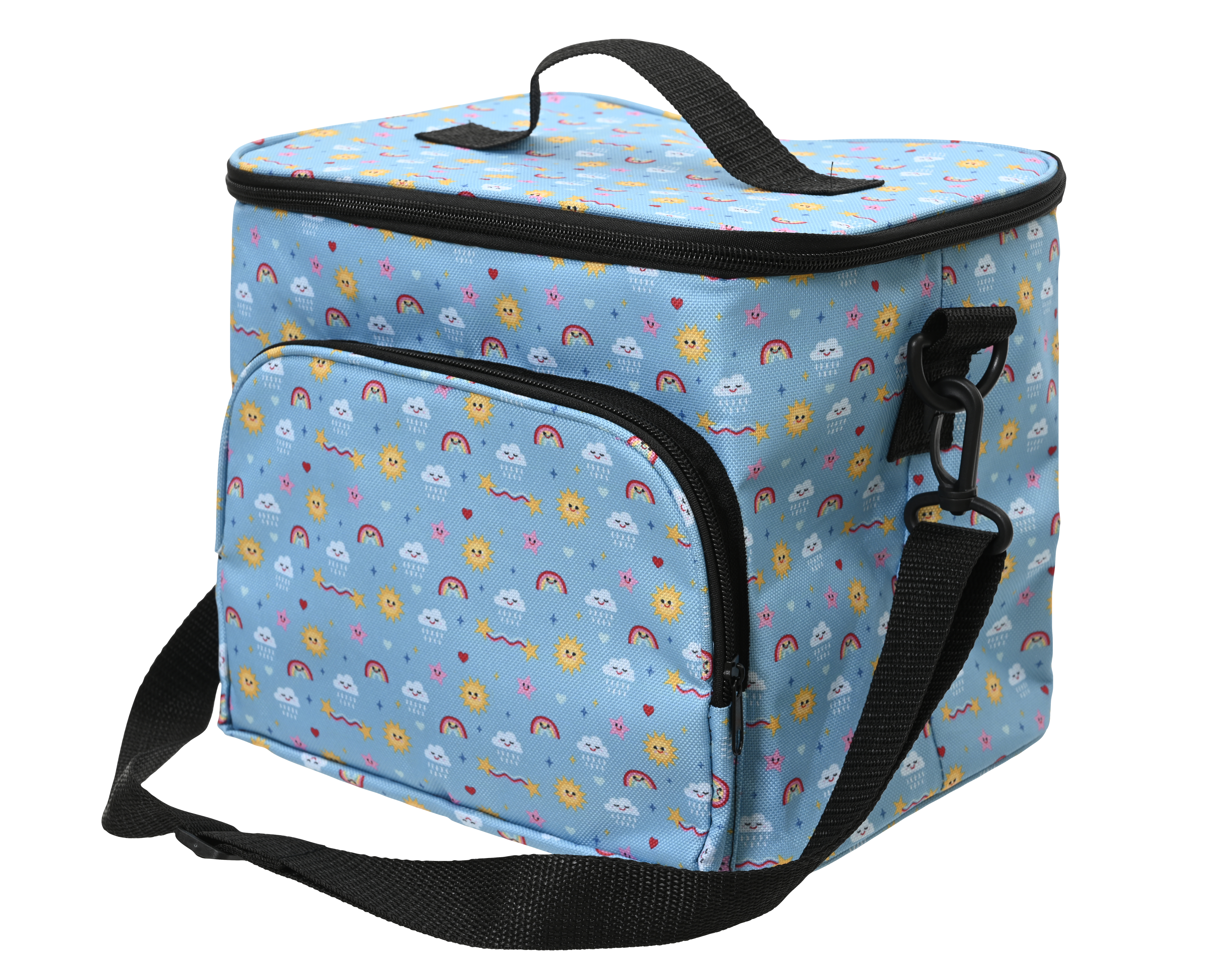 Koeltas Blauw Happy Cloud 25x18x22 cm - Opvouwbaar