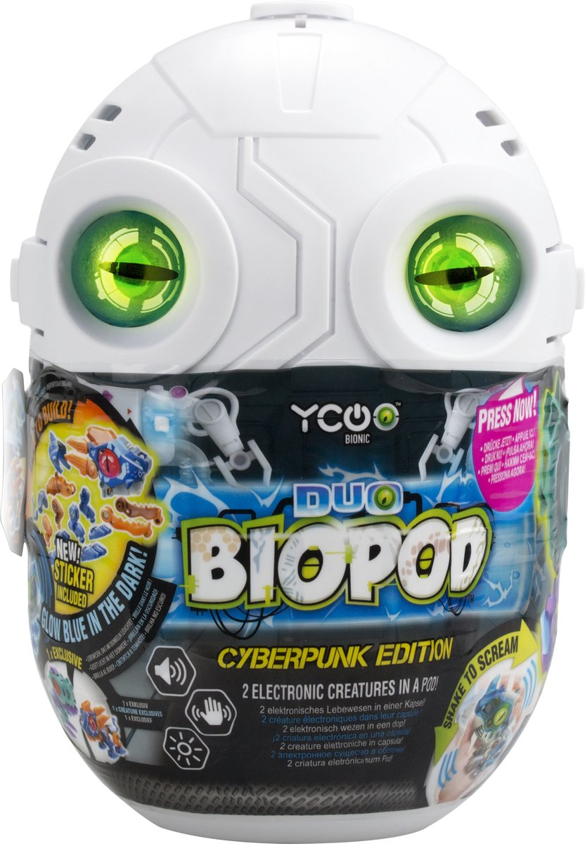 Ycoo Biopod Cyberpunk Duo Pack, lopend robodier 2 stuks, licht en geluid