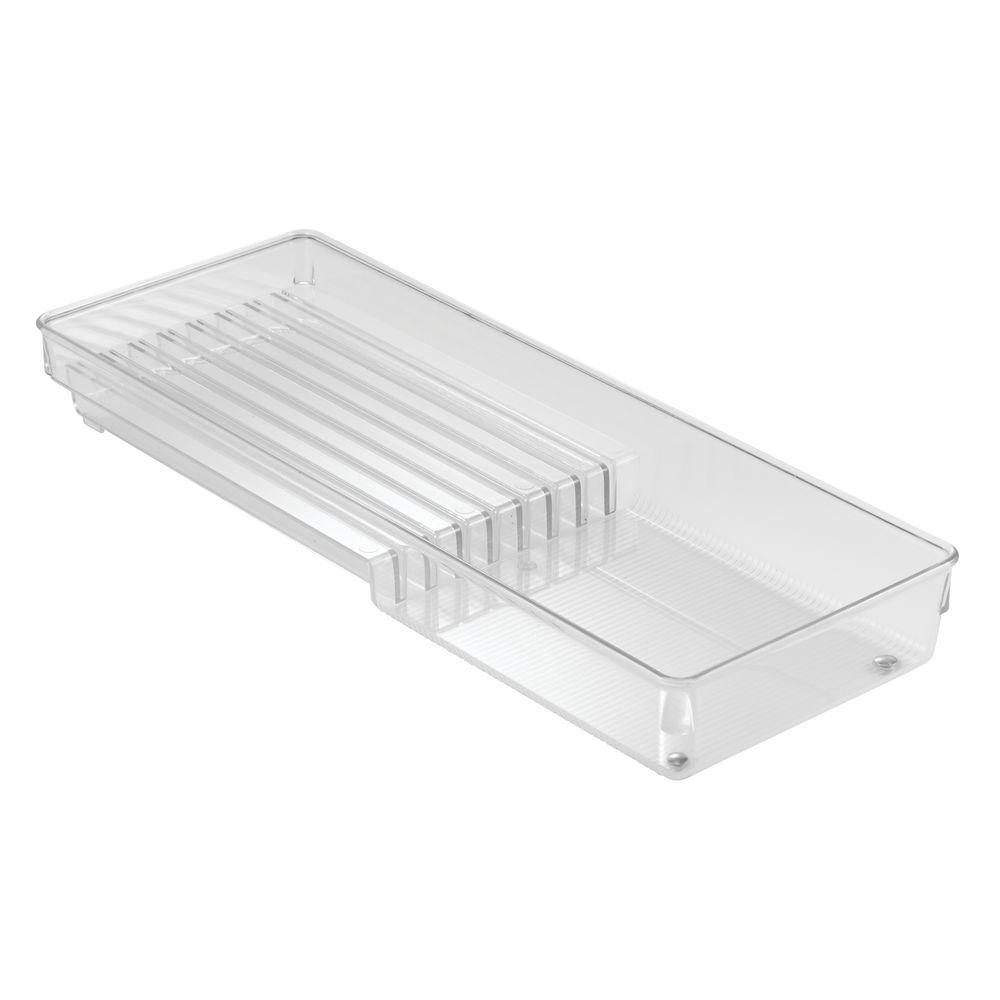 iDesign Messen Organiser Linus Transparant - 41.3x15.2x17.8 cm