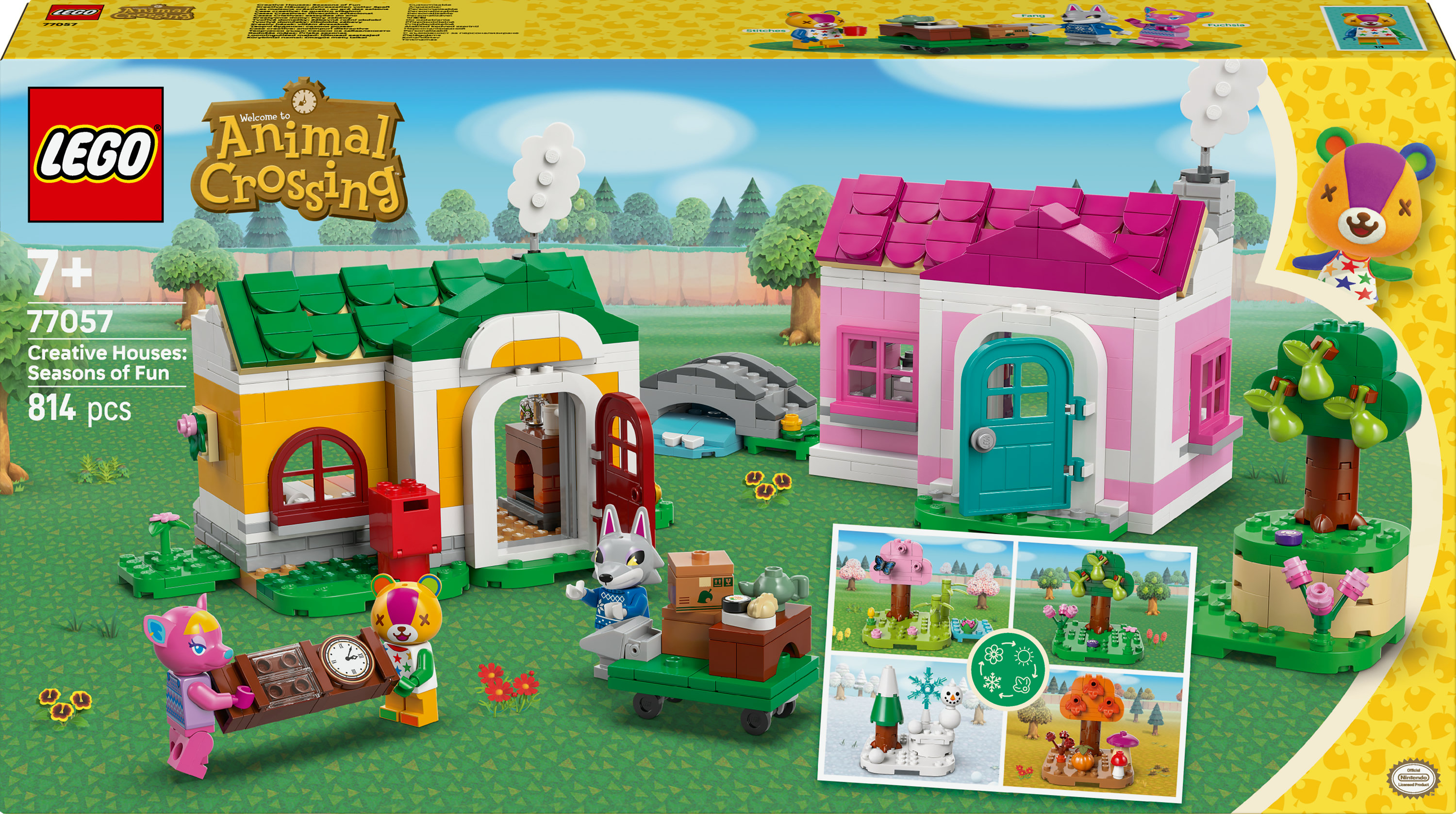 Lego Animal Crossing 77057 Creatieve Huizen : seizoenenlang plezier
