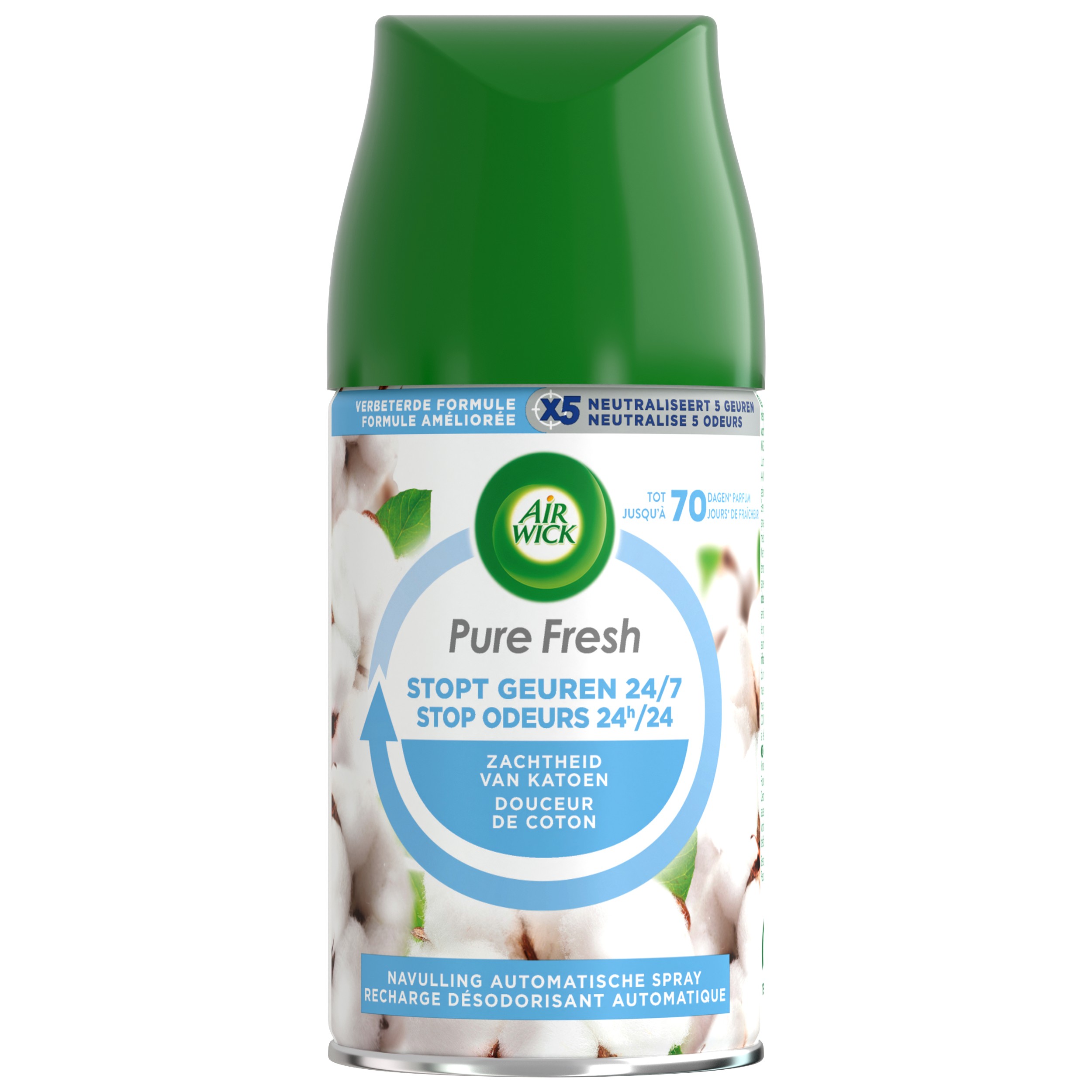 Airwick Freshmatic Navulling Pure Zachtheid van Katoen