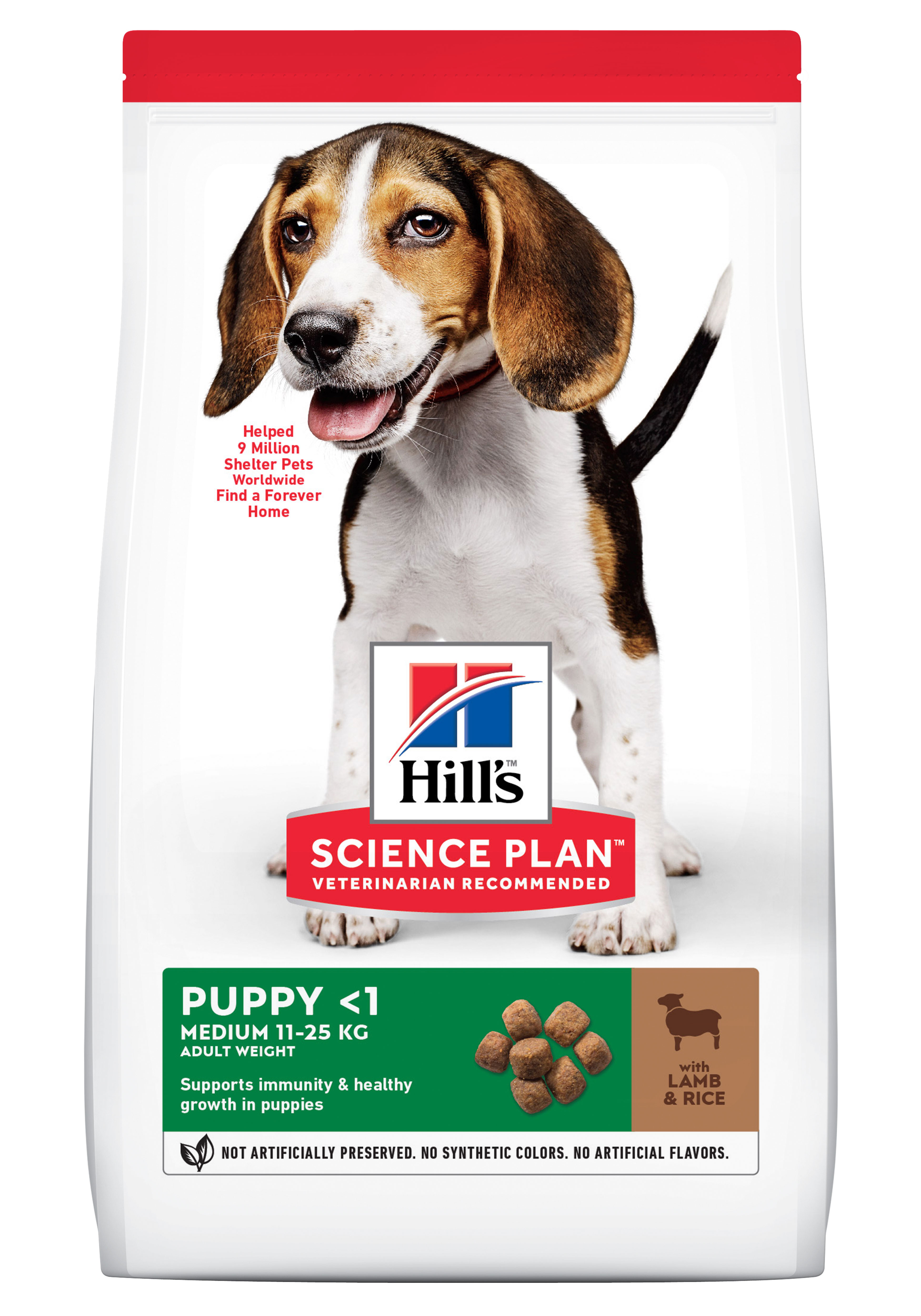 Hill's Puppy Medium Lamb & Rice 2.5 kg