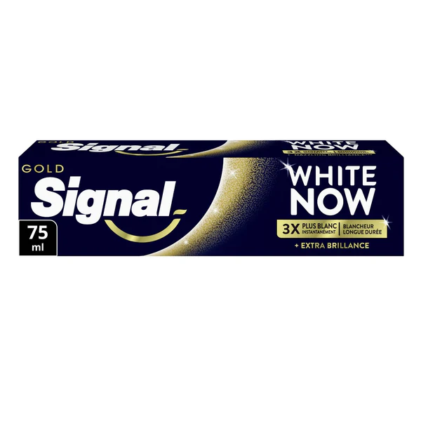 Signal Tandpasta Whitenow Gold - 75 ml