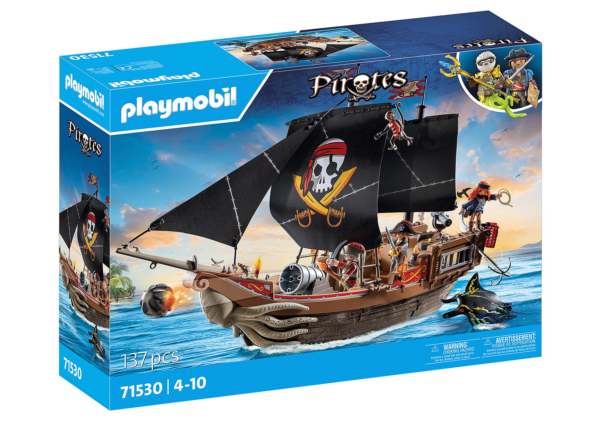 Playmobil Pirates 71530 Groot piratenschip