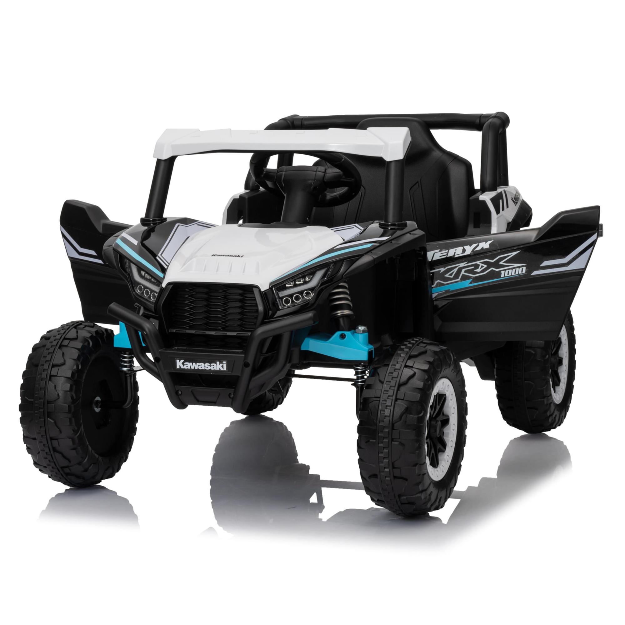 Injusa Kawasaki Teryx KRX 1000 met 12 Volt motor, licht en geluid, oplaadbaar