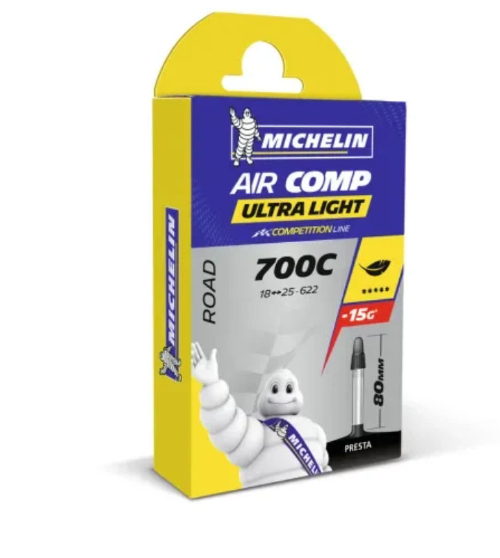 Michelin binnenband A1 700x18-25C race Met Prestaventiel 80mm voor hoge velgen