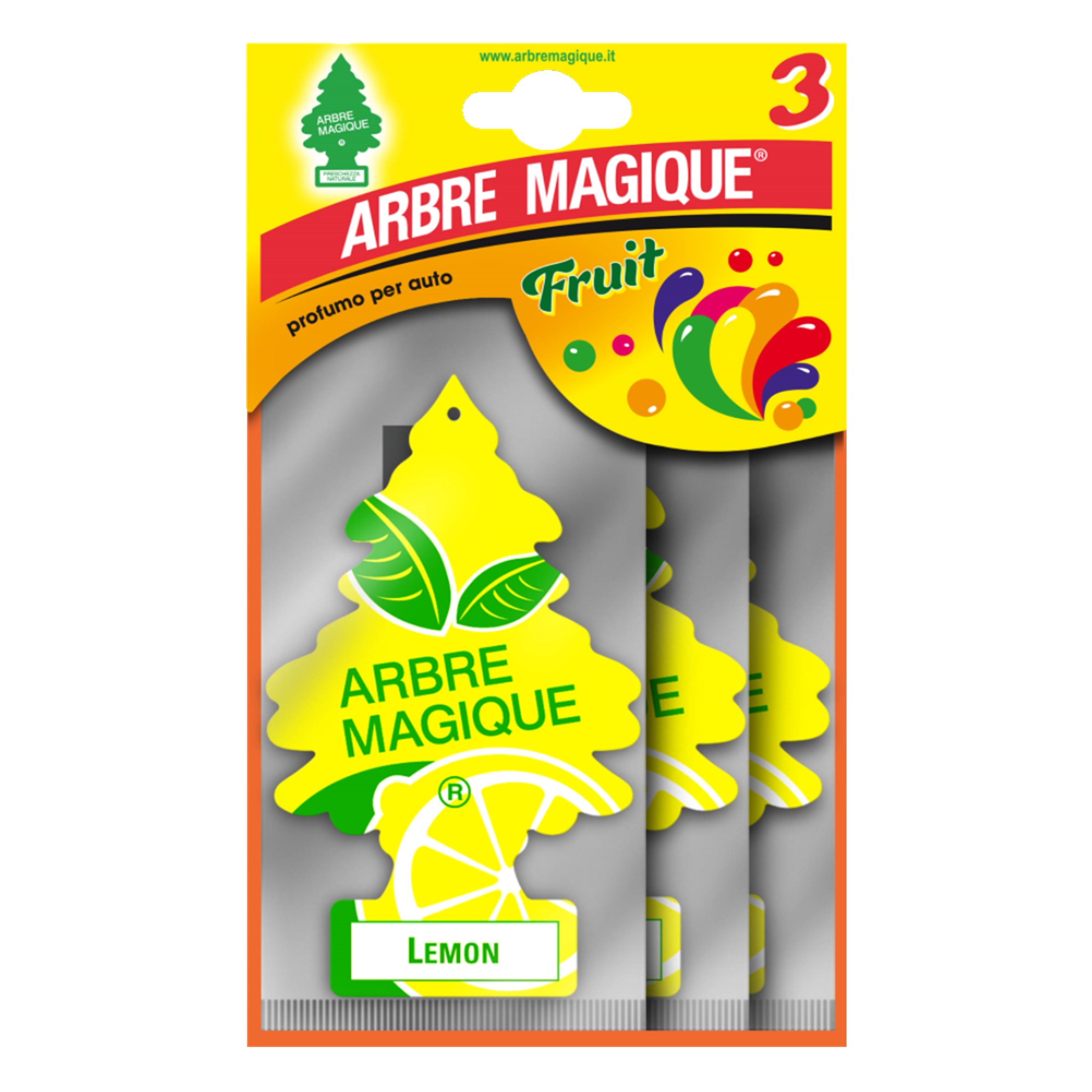 Arbre magique, wonderboom, trio lemon 7 weken lang natuurlijke frisheid