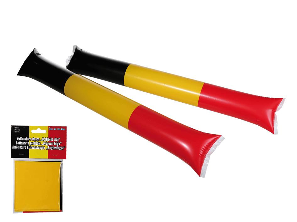 Clapper Sticks Belgium 60cm - Opblaasbaar