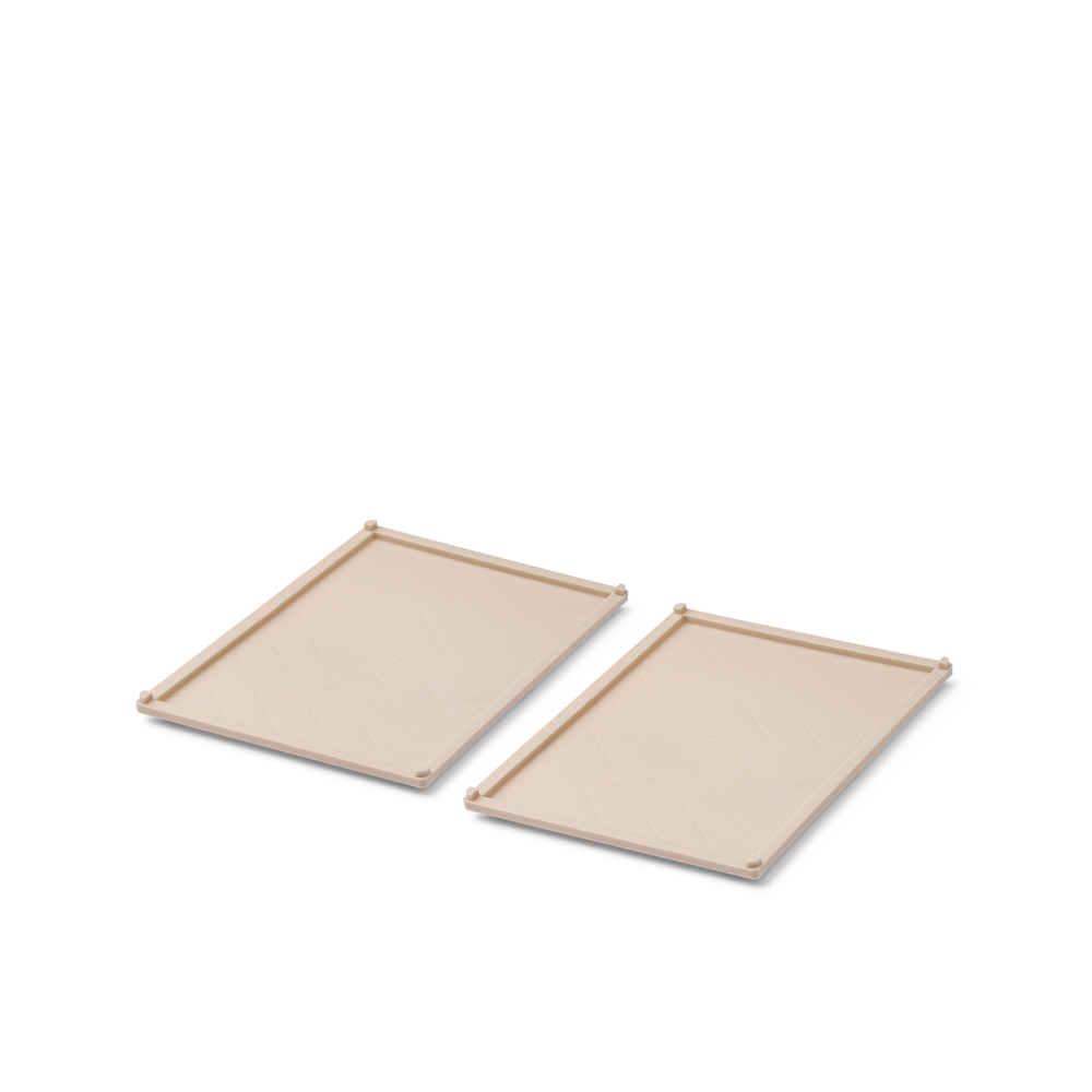 Liewood Deksel voor Opbergdoos Weston Sandy S 18x25 cm - 2 stuks