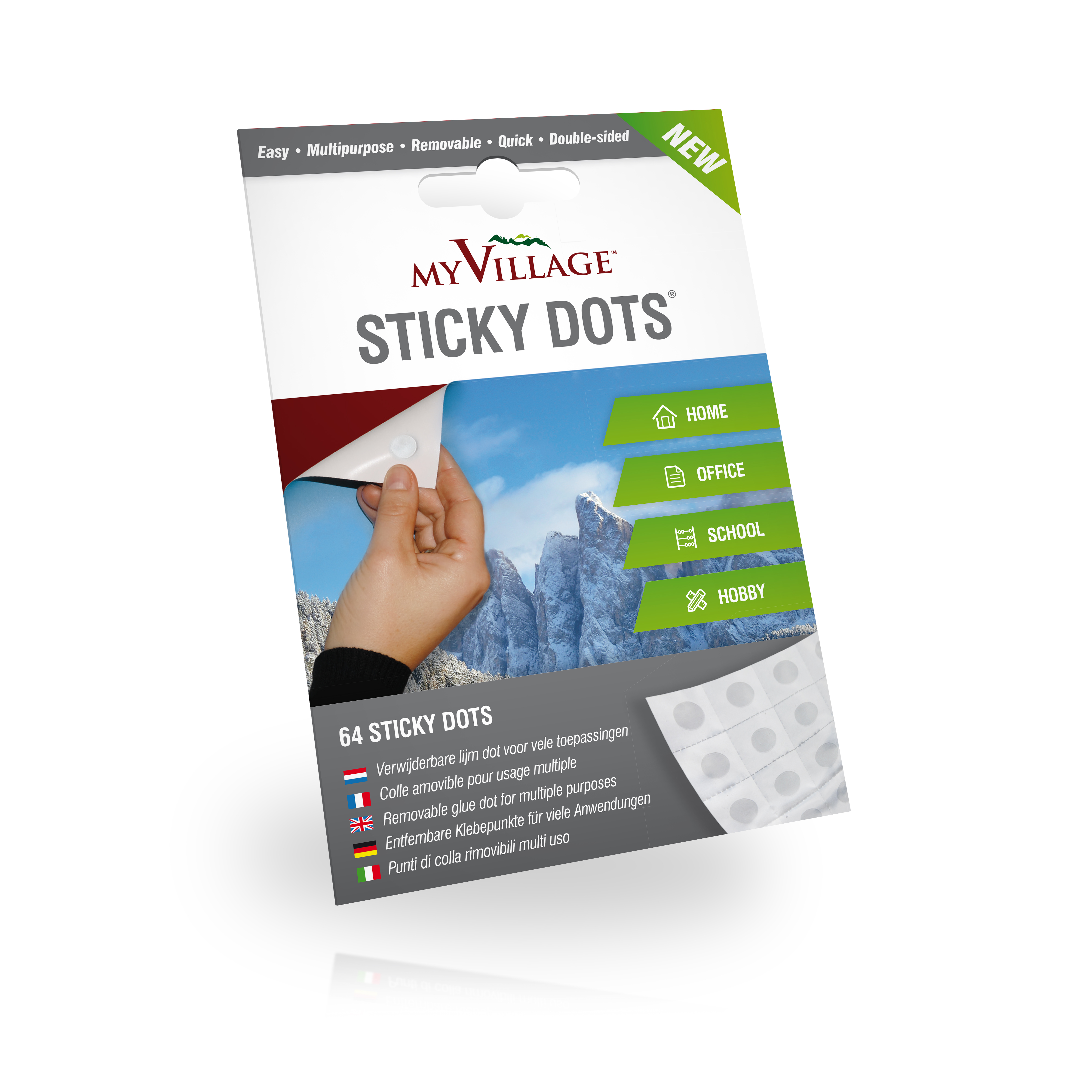 My Village Sticky Dots 64 stuks