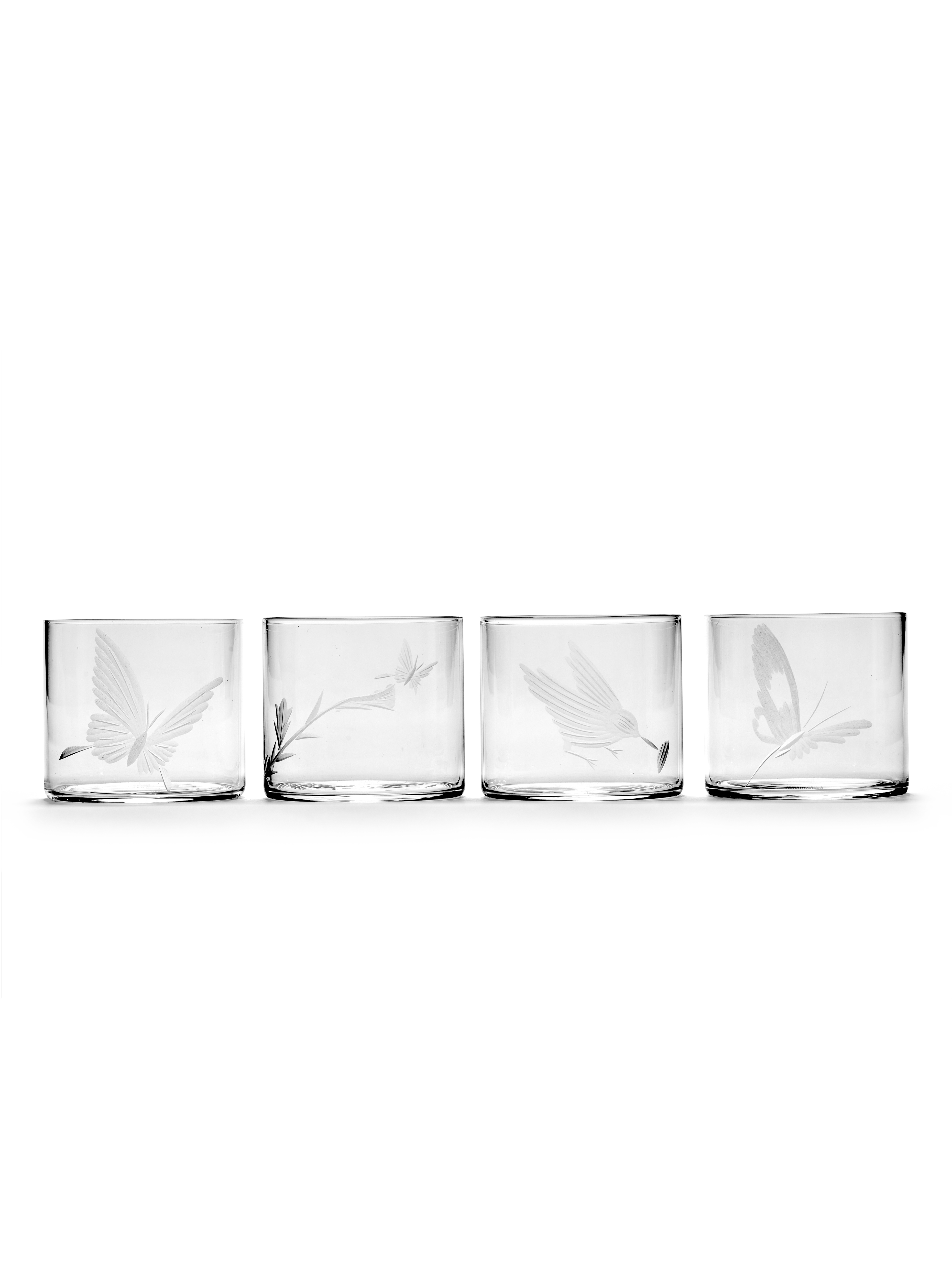 Serax Tumbler 8x7.3 cm - Kristalglas - assorti - prijs per stuk - by Tomorrowland