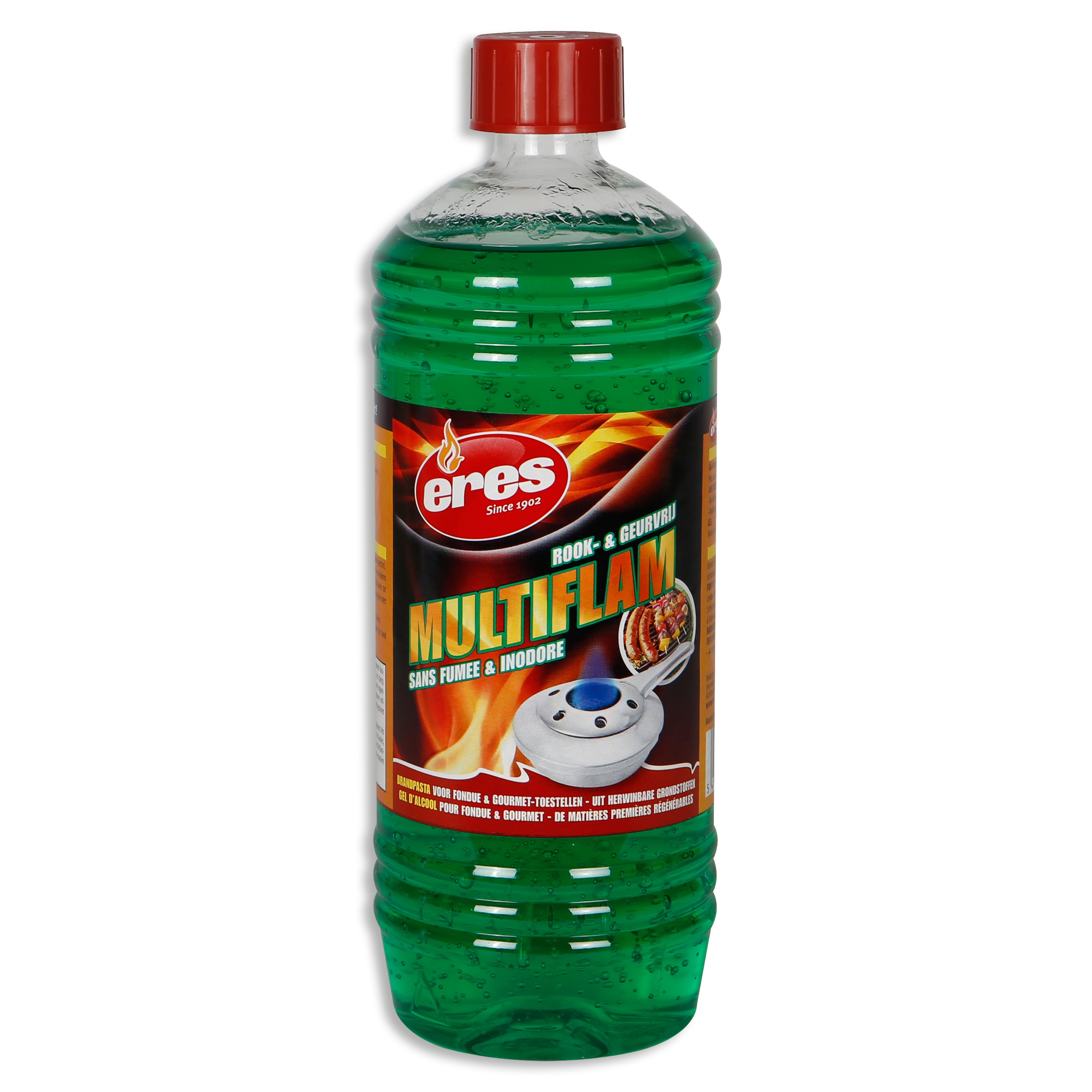 Eres Brandpasta Fire-Gel Bio-Alcohol 1000 ml- Aanmaakvloeistof Fondue-Gourmet