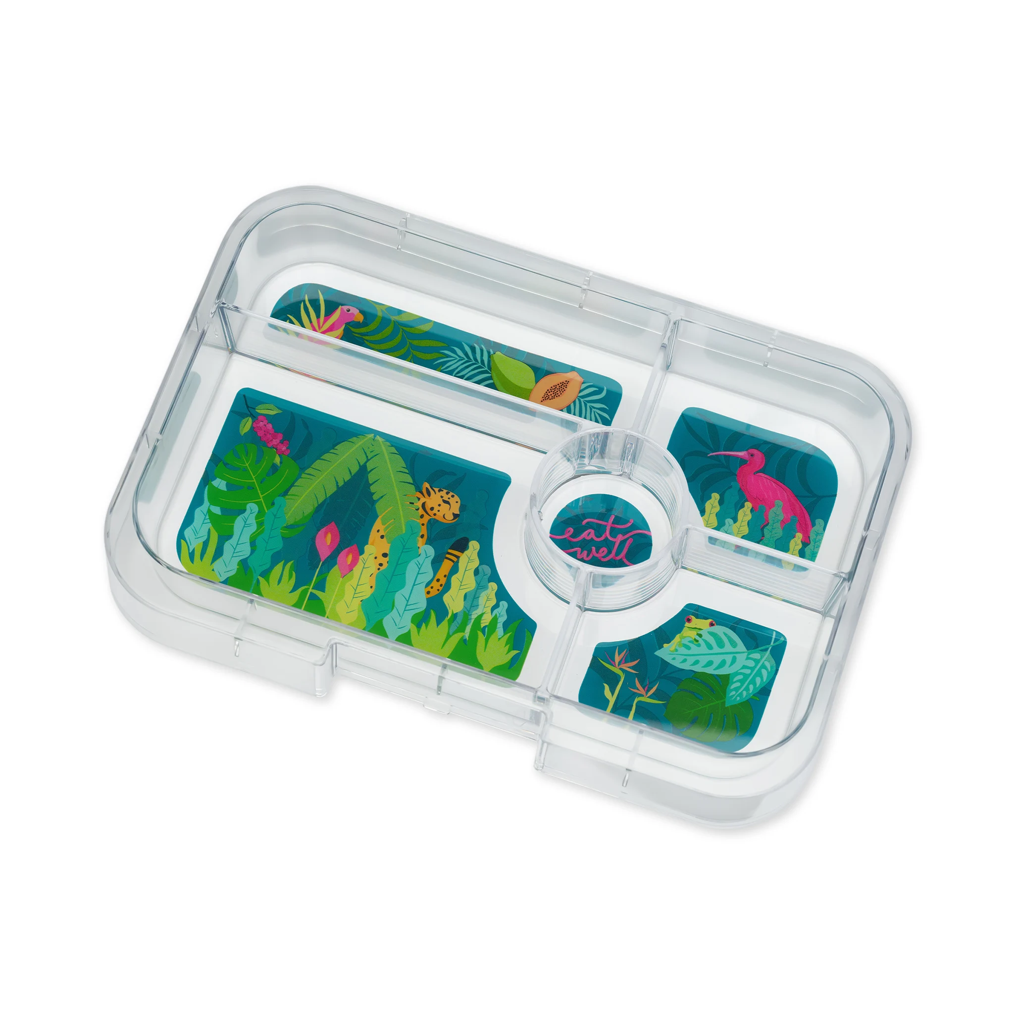 Yumbox - Tapas XL 5 Vakken Jungle Pastel - 24x17.5x4.5 cm