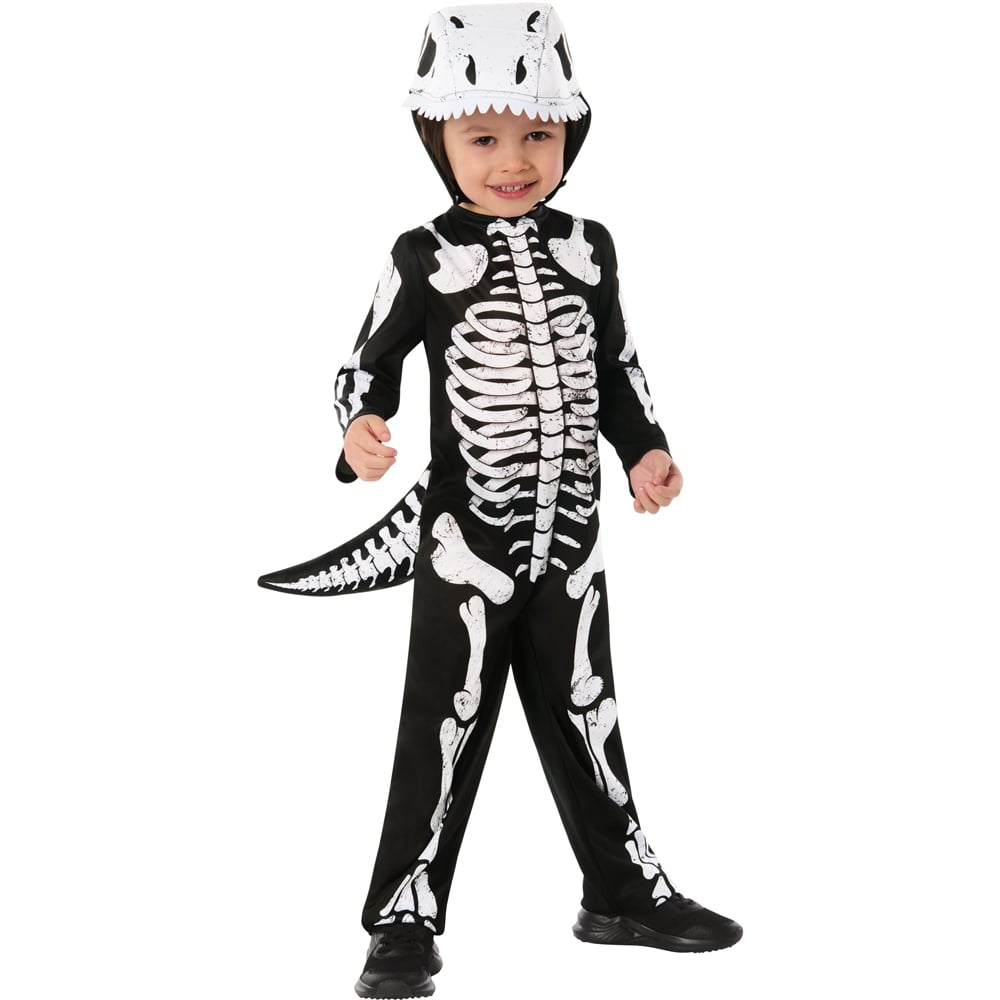 Kinderkostuum Skelet Dinosaurus 2-3 Jaar