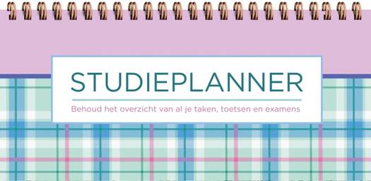 Studieplanner - Lavender Tartan