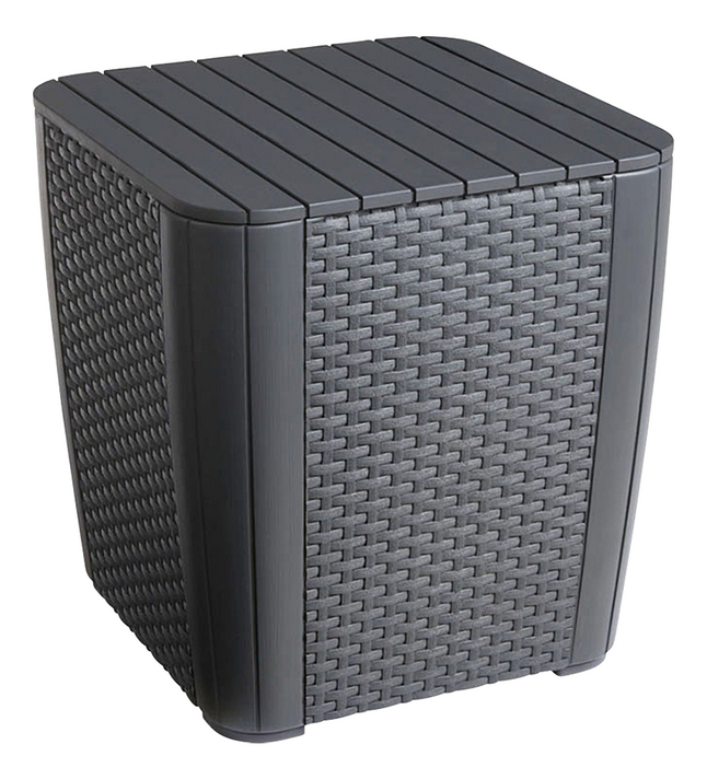 Keter Opbergtafel Luzon Grafiet 39x39x43 cm
