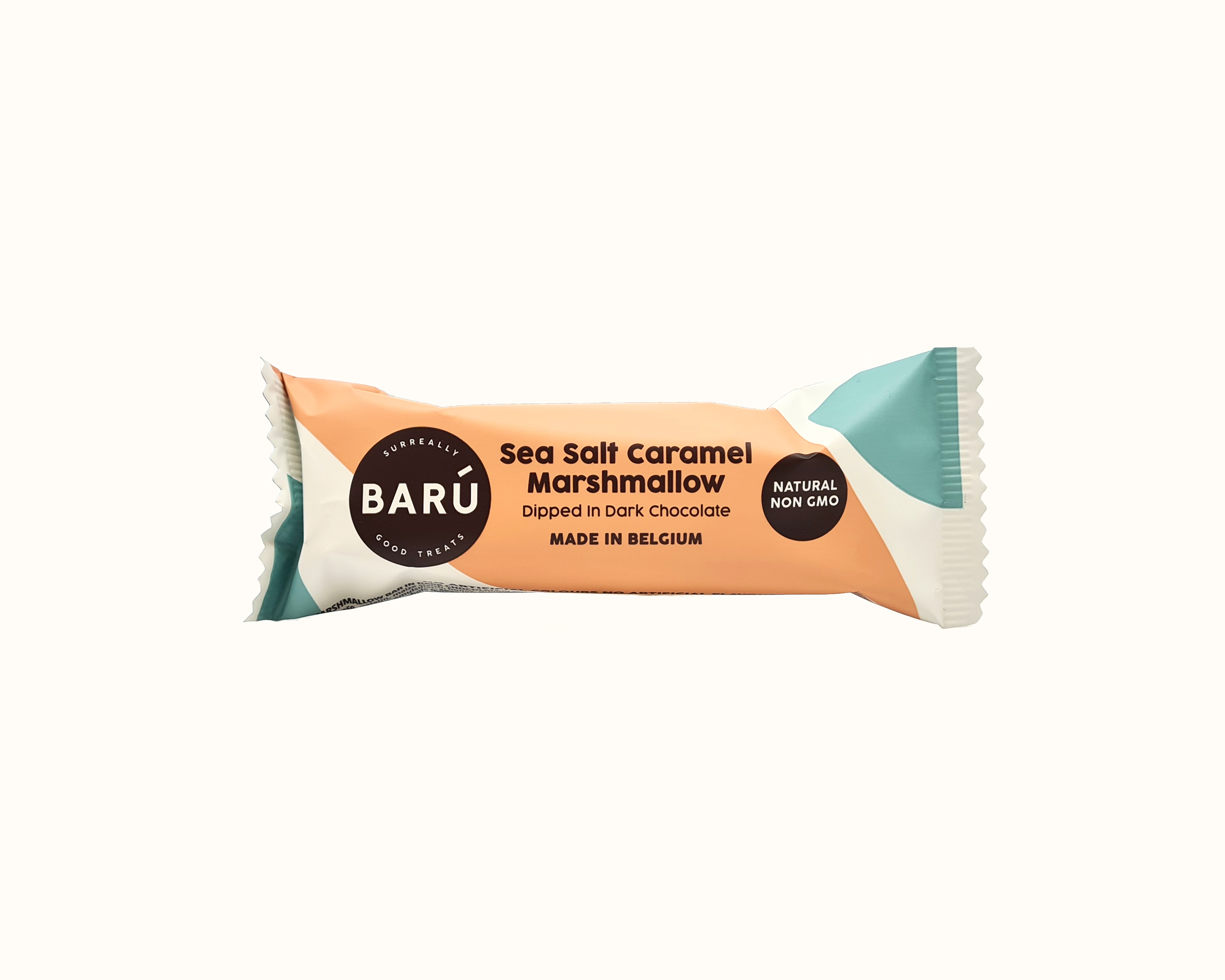 Baru Sea Salt Caramel Marshmallow Reep 30g - Donkere Chocolade