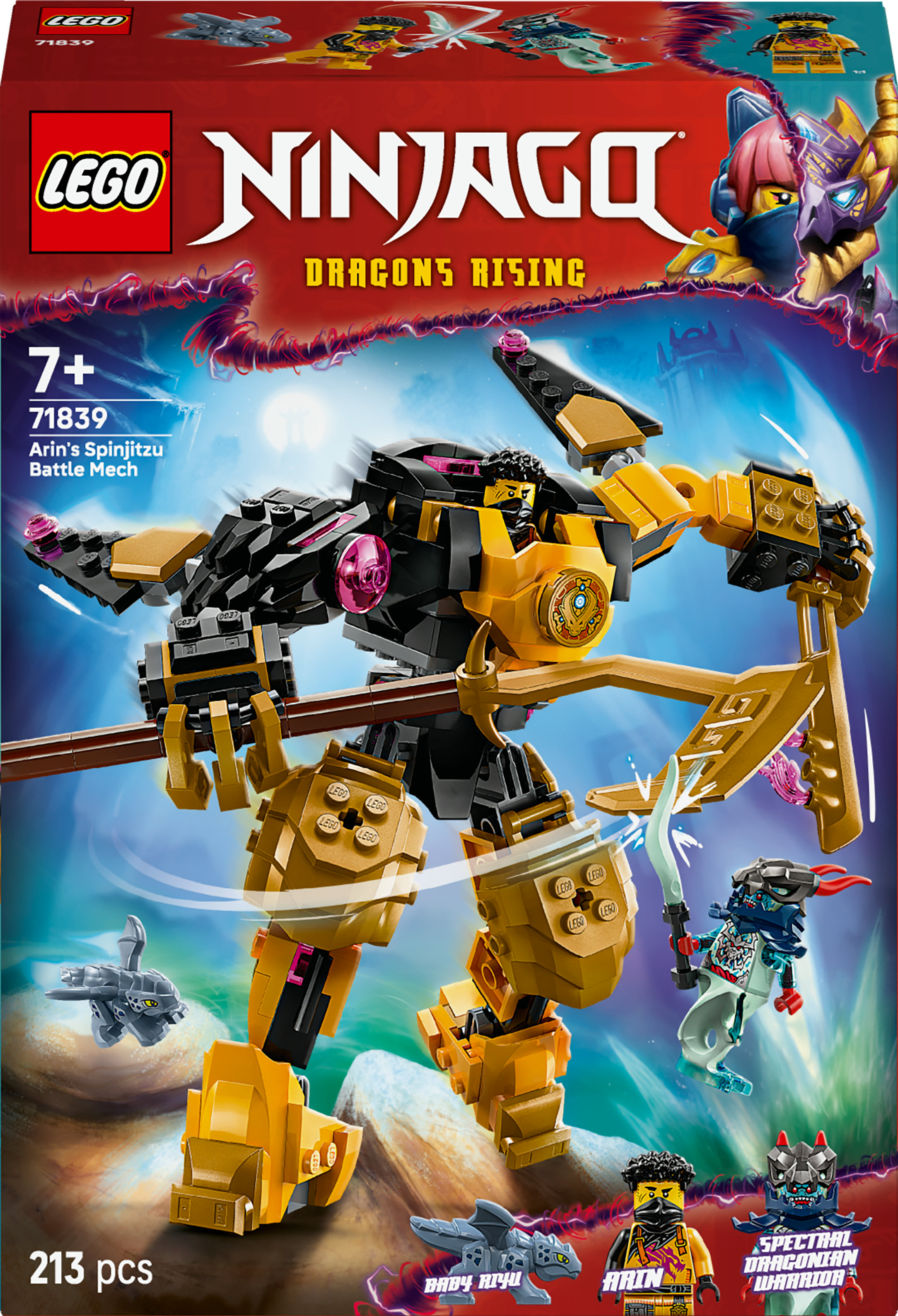 Lego Ninjago 71839 Arins Spinjitzu Strijdmecha