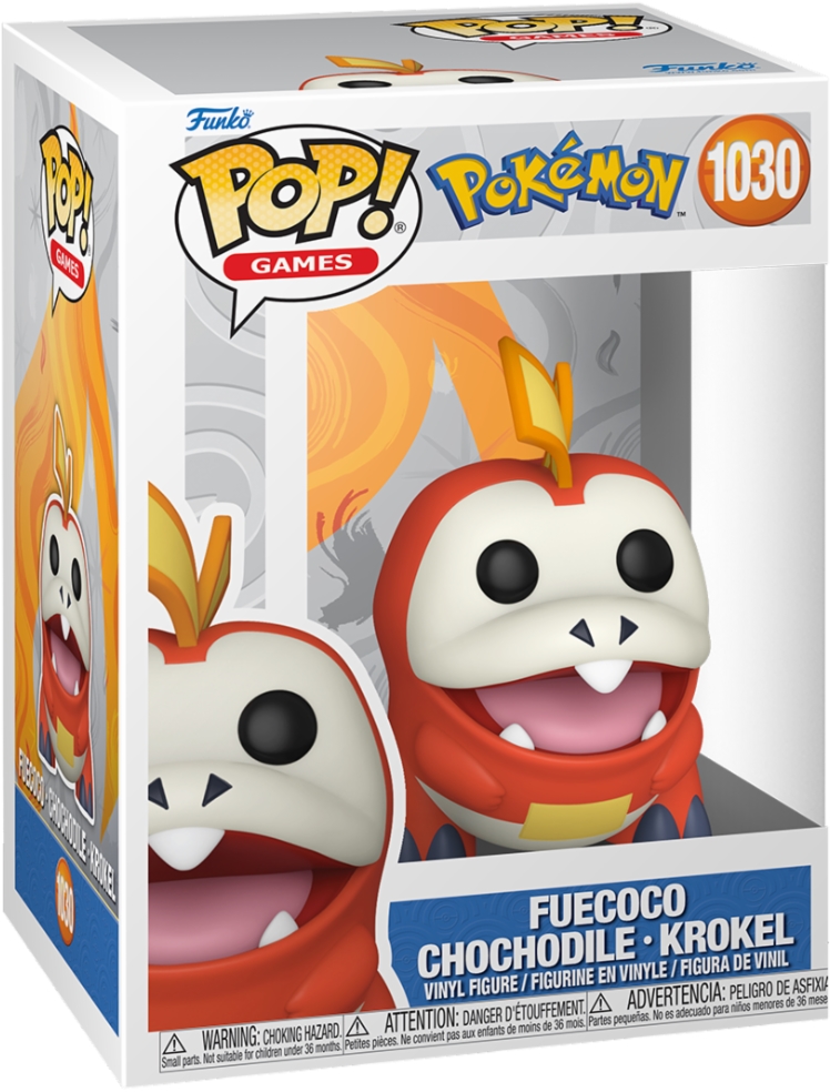 Funko Pop! Games - Pokémon: Fuecoco 1030 Funko Pop! Games - Pokémon: Fuecoco 1030