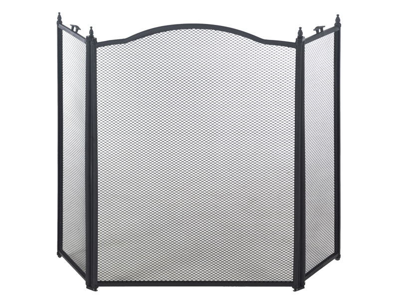 Practo Haardscherm Classic Zwart 96x62 cm