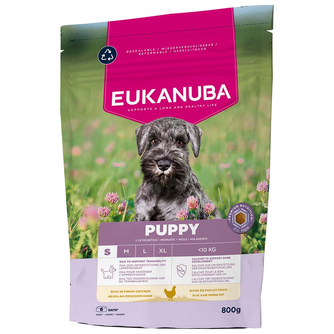 Eukanuba Hondenvoer Puppy Small Kip 800 g