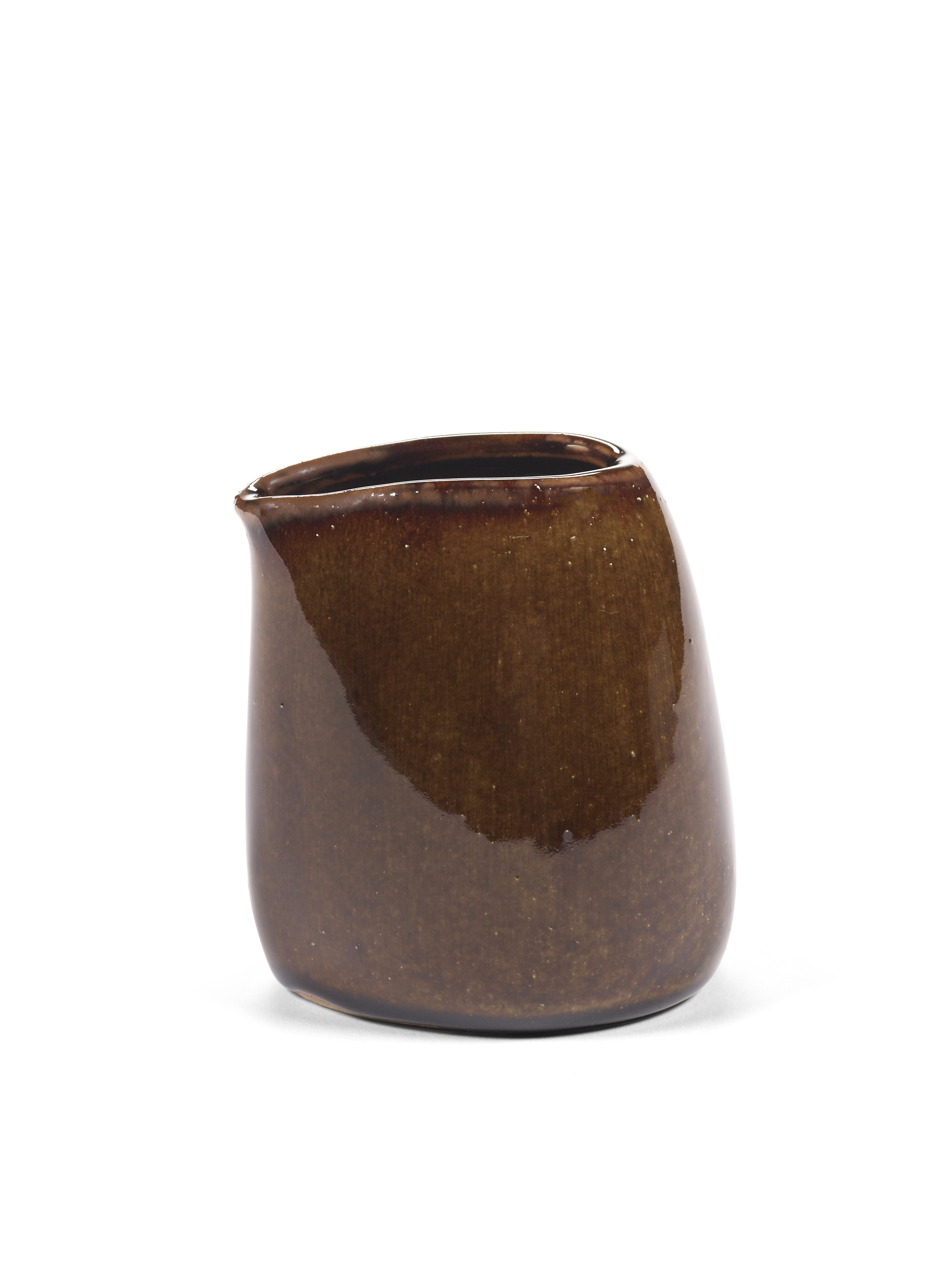 Serax Melkkannetje Out of Lines Ocher - 7.8x6.7x8.5 cm - by Uncharted