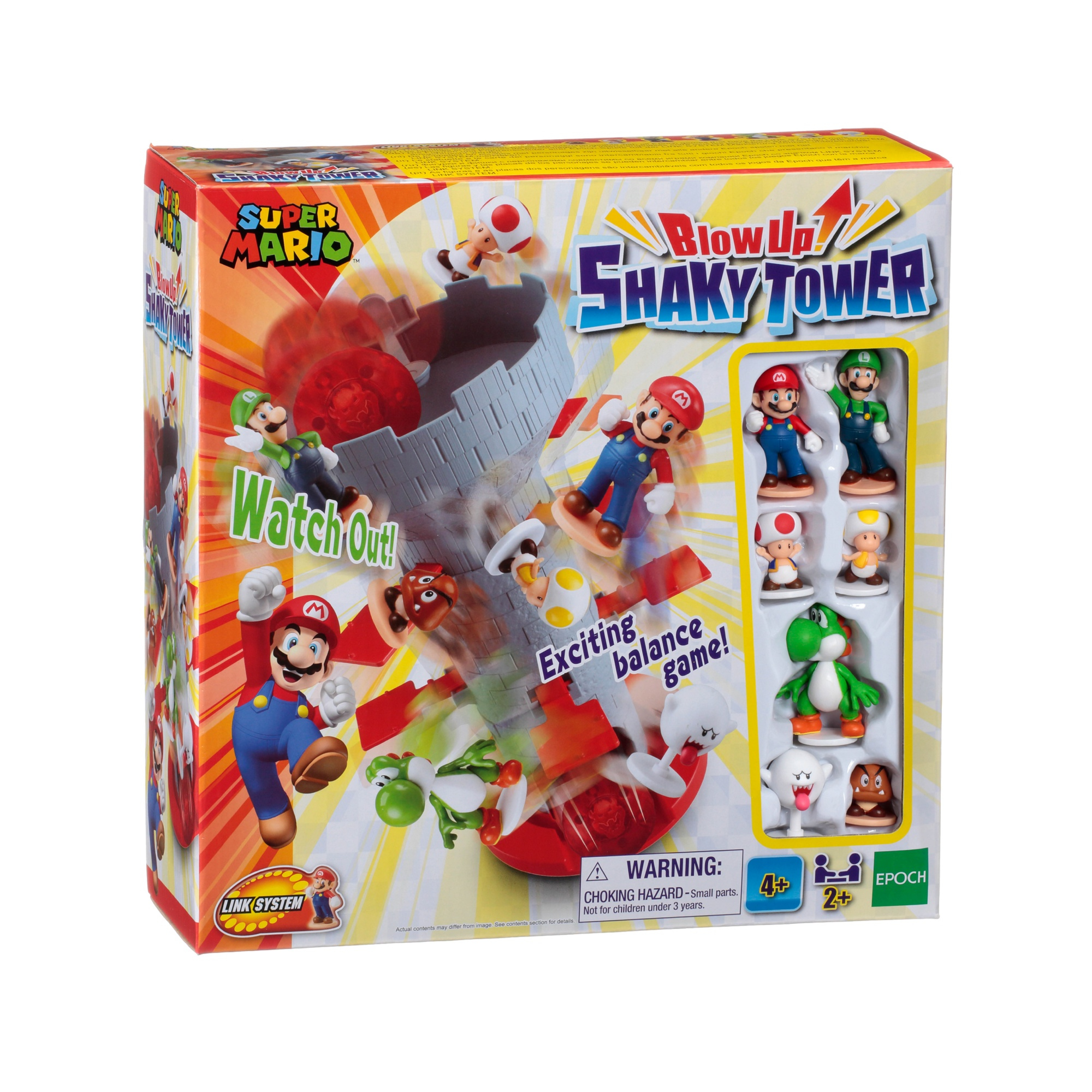 Super Mario Blow Up: Shaky Tower - Evenwicht Spel