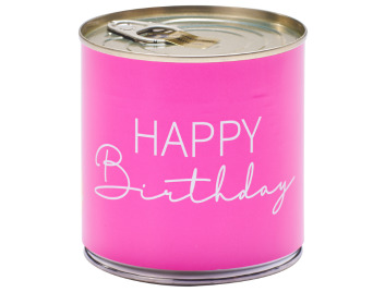 Cancake Happy Birthday - Lemon Cake - Neon Pink