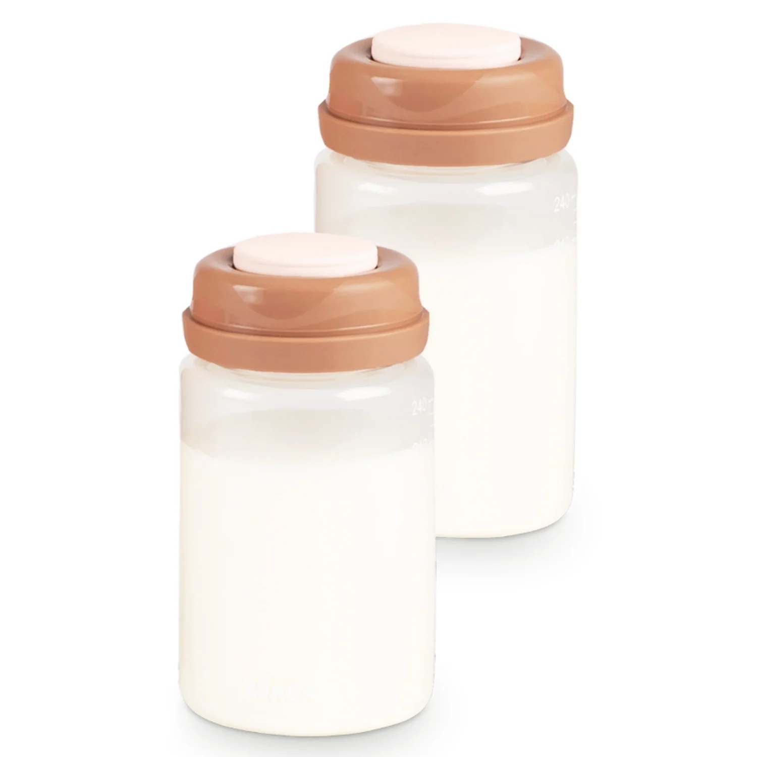 Beaba Moedermelkfles voor Moedermelkkoeler 240 ml - 2 stuks - past op Avent-flessen