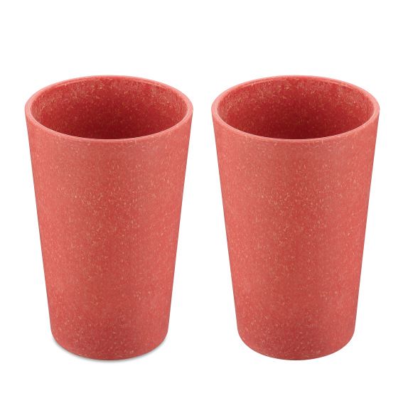 Koziol Beker Connect Cup Large 350 ml Set 2 stuks - Nature Wood