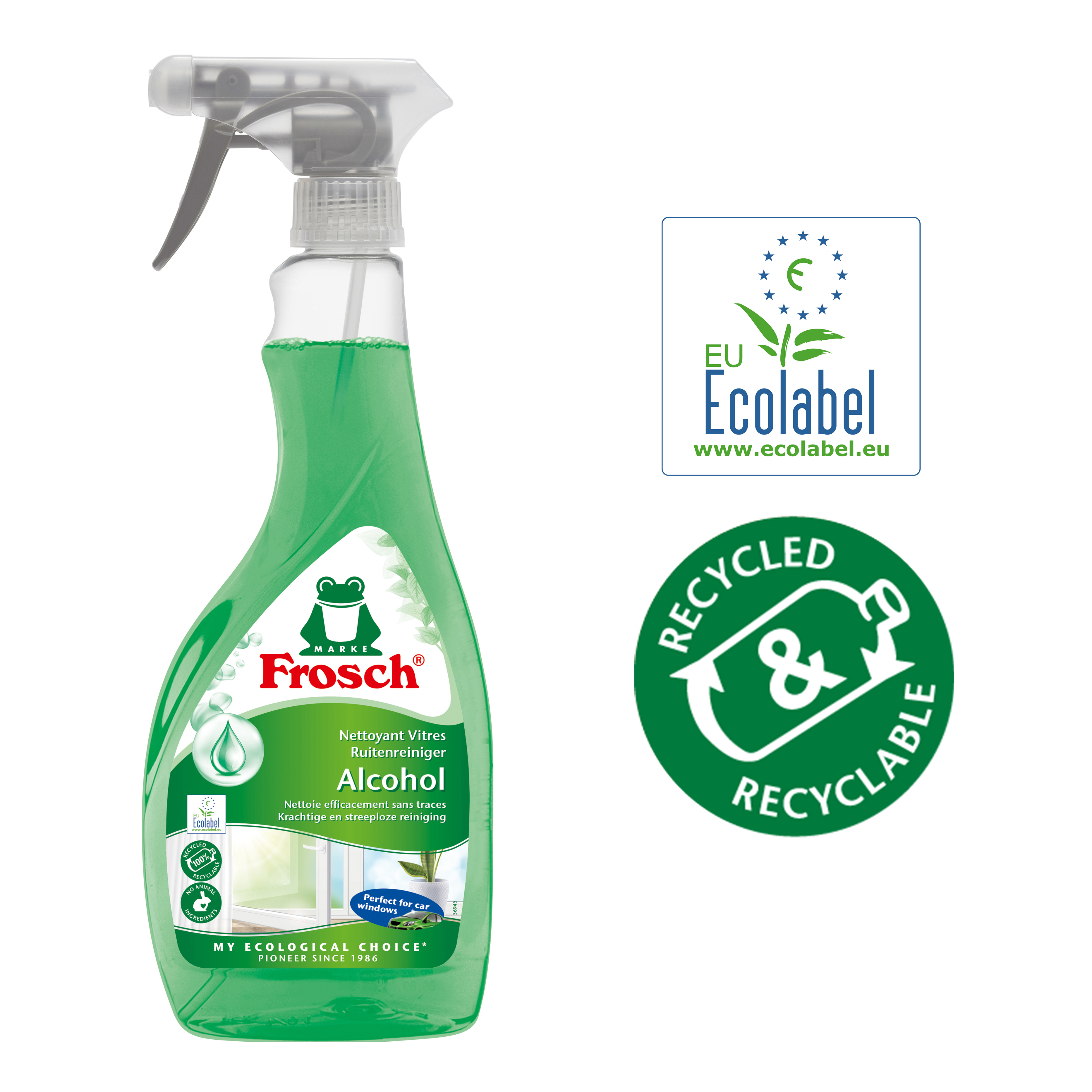 Frosch Ruitenreiniger Spray 500 ml