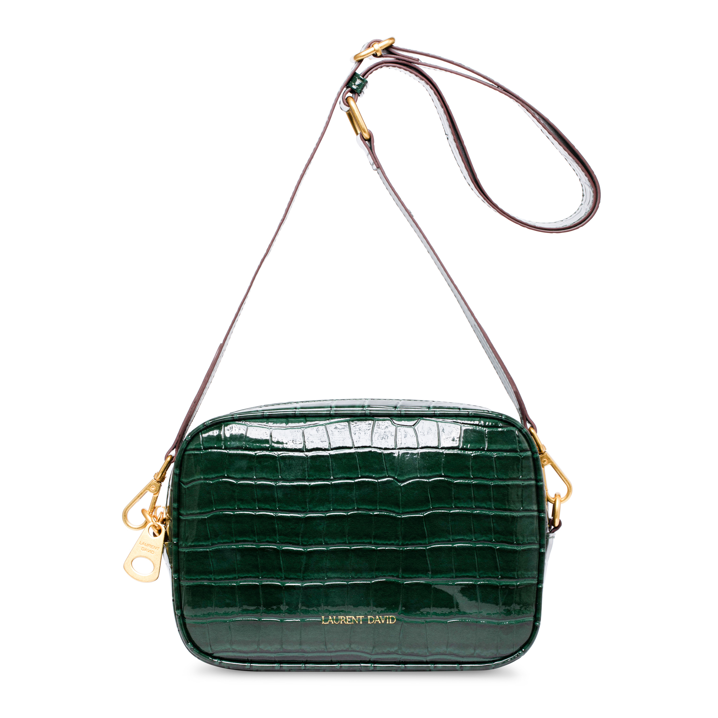 Laurent David Crossbody Rita Donkergroen