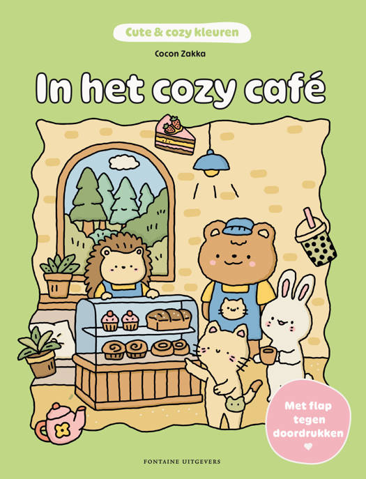 Kleurboek Cute & Cozy - In het Cozy Café