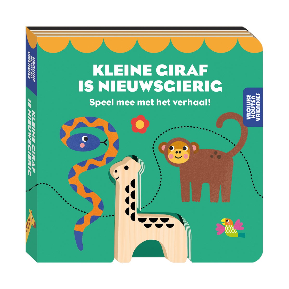 Kleine Giraf is nieuwsgierig +12m