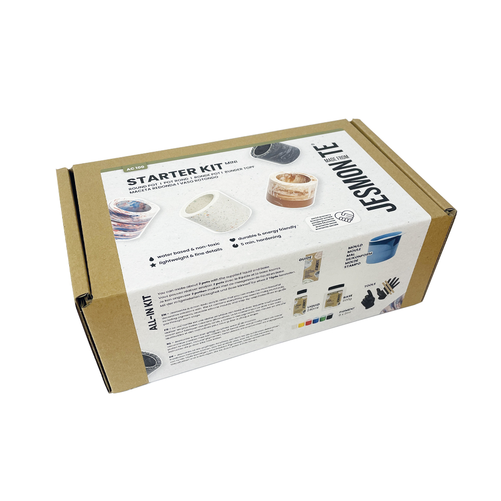 Jesmonite Starter Kit AC100 Mini Ronde Pot