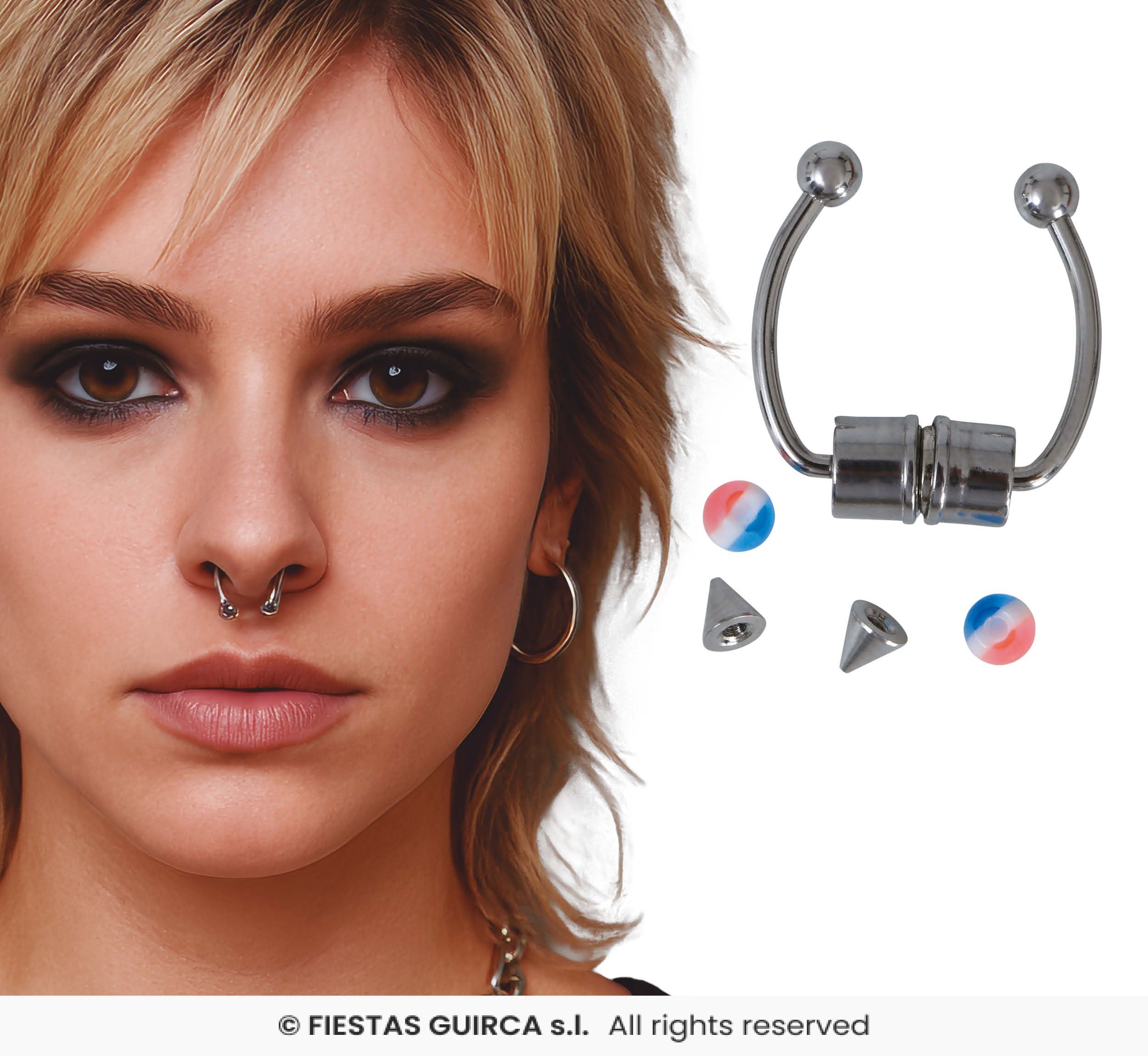 Neuspiercing - assorti - prijs per stuk