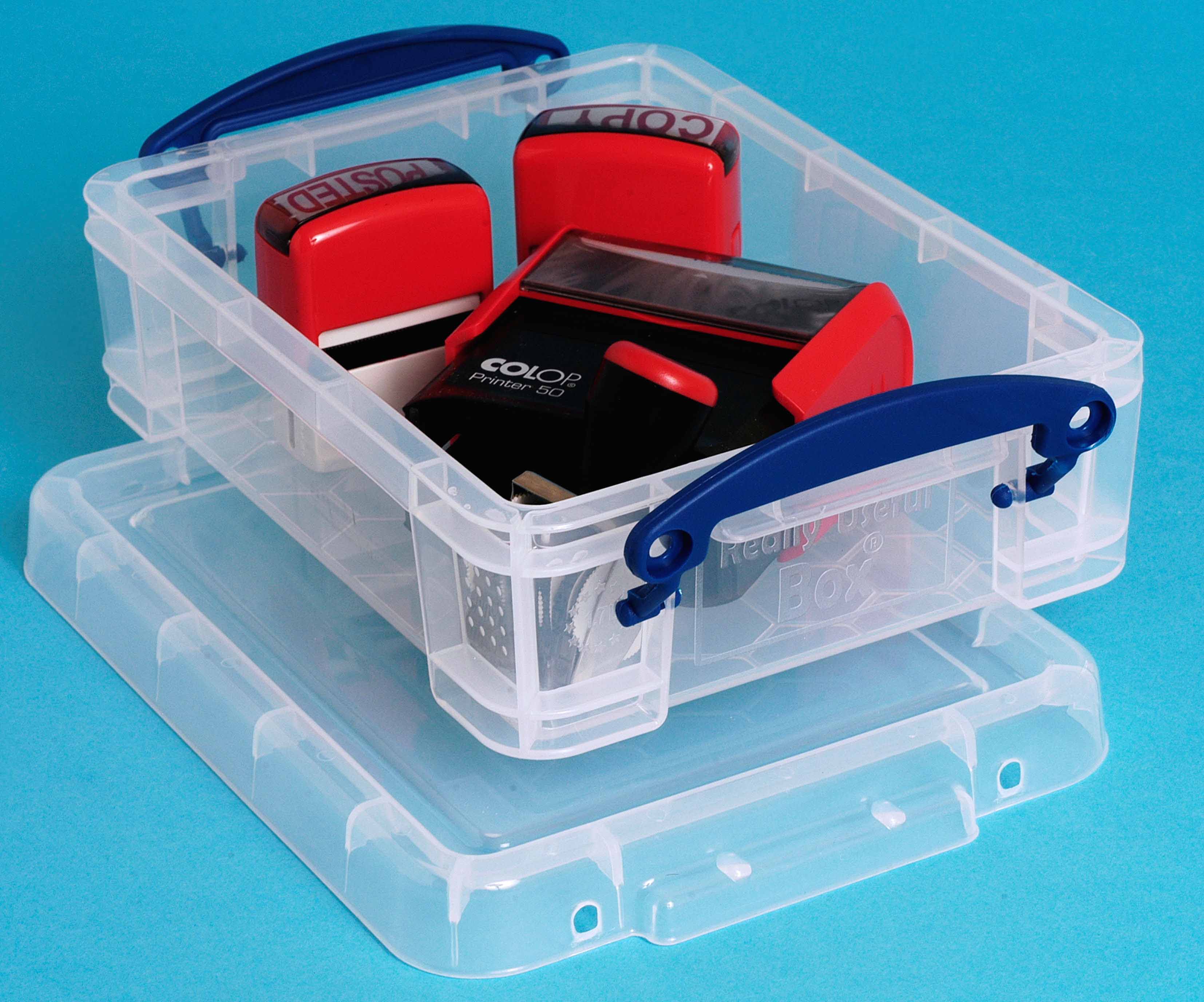 Really Useful Boxes Opbergbox 1.75l - Transparant - 24.5x18x7 cm