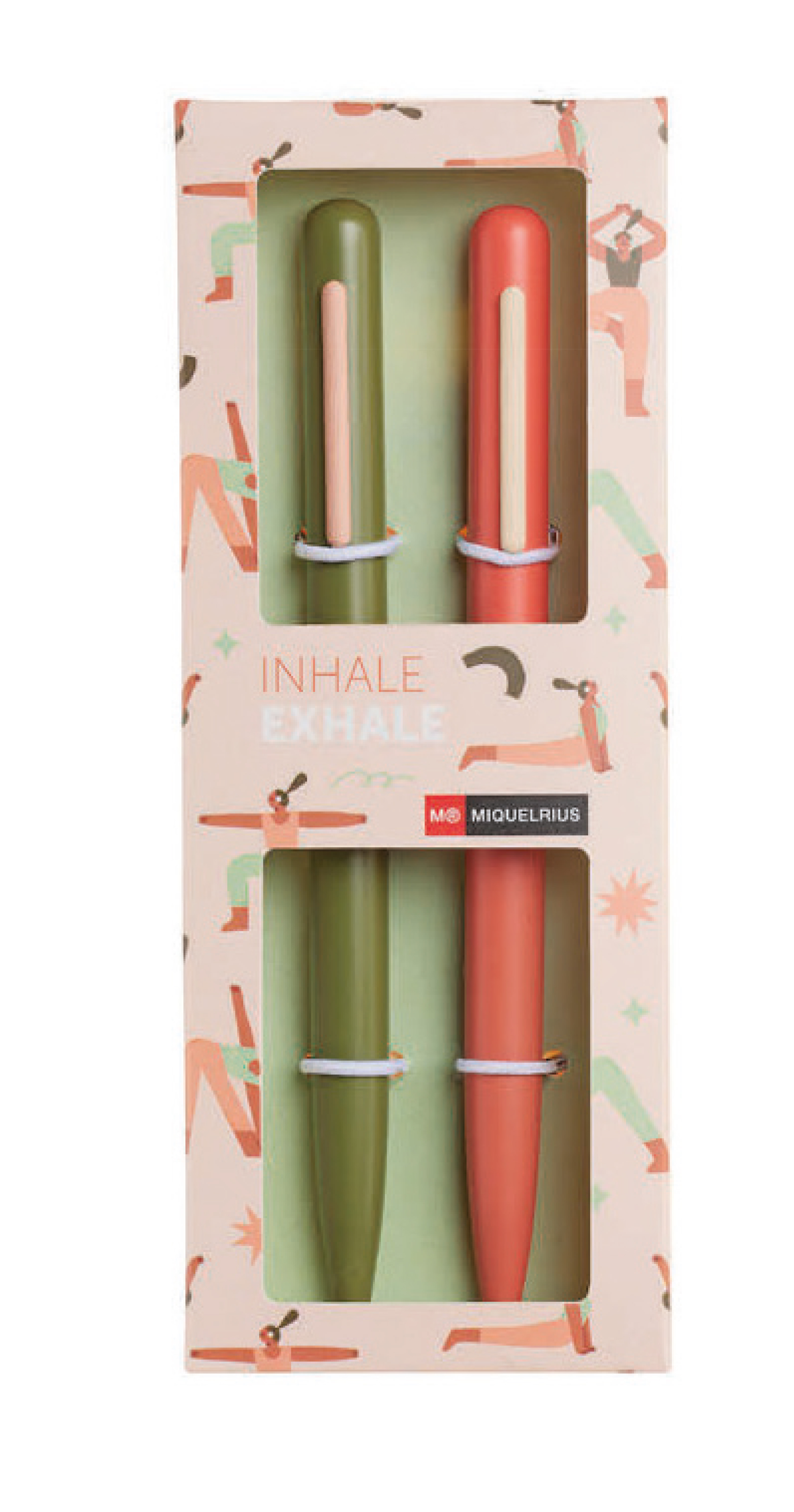 Miquelrius Balpen Inhale & Exhale 2 stuks