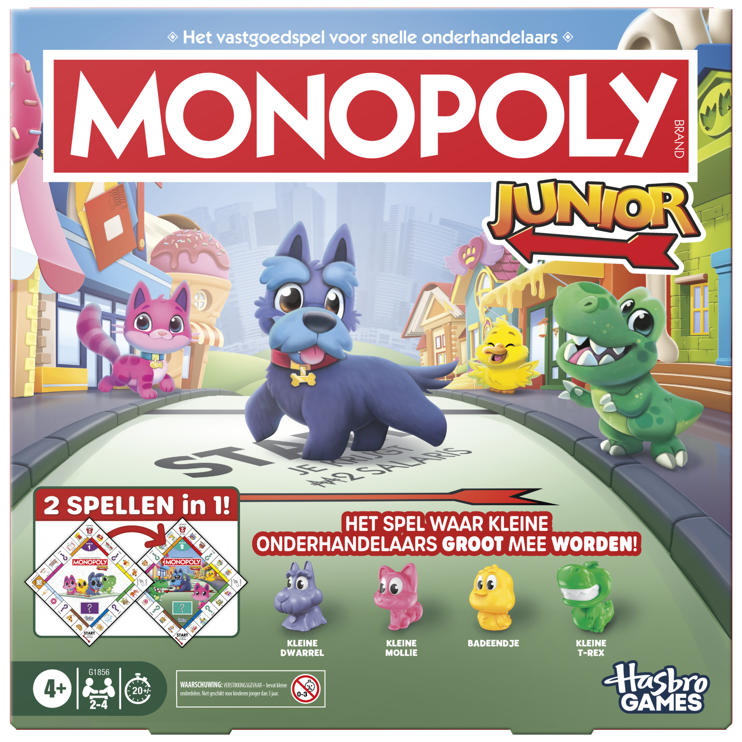 Monopoly Junior Square 2 in 1