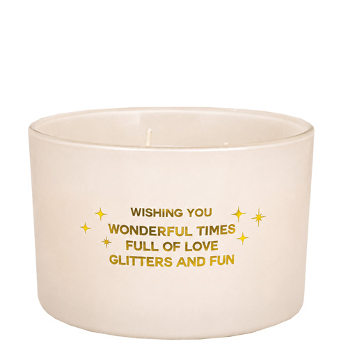 My Flame Geurkaars Wishing You Wonderful Times 13x8 cm - Bio Sojawas - Winter Wood - 50 Branduren