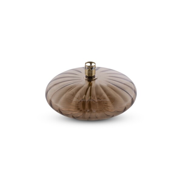 Peri Living Olielamp Disc Elegant Champagne Brass M - 14x6 cm - Glas