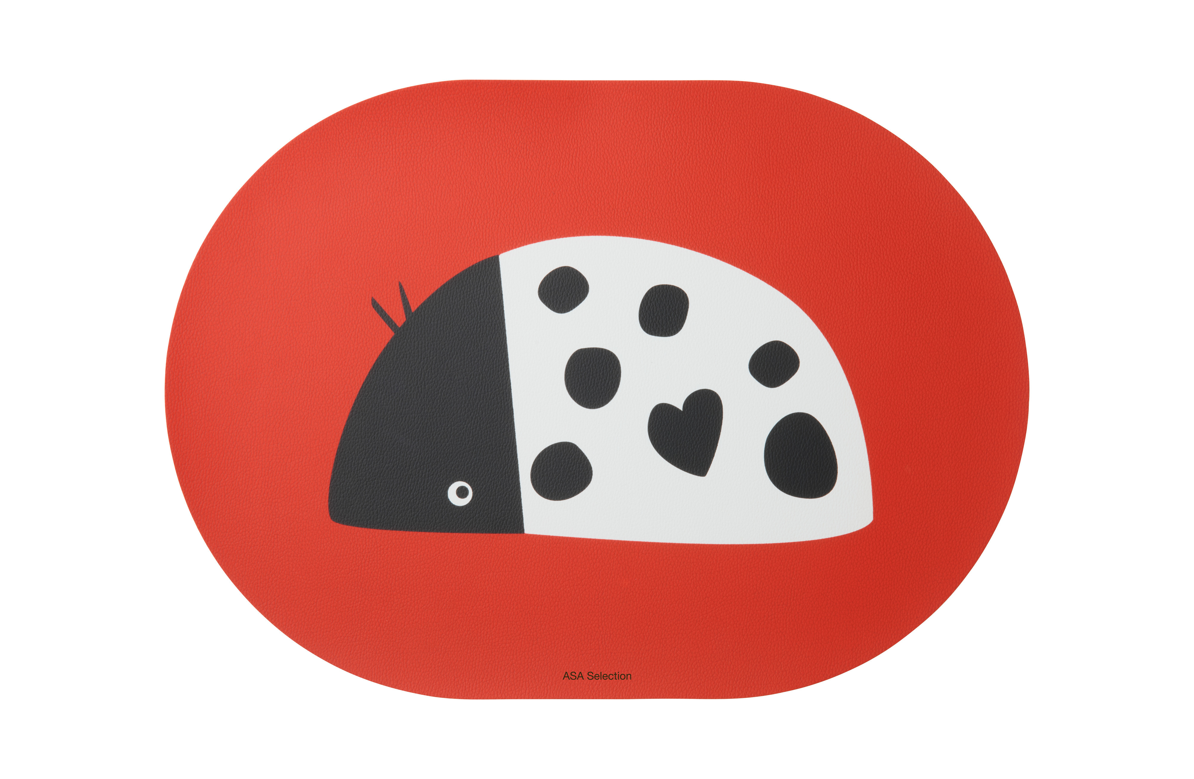 ASA Placemat Buddies Ladybug 46x33 cm - Leather Optic