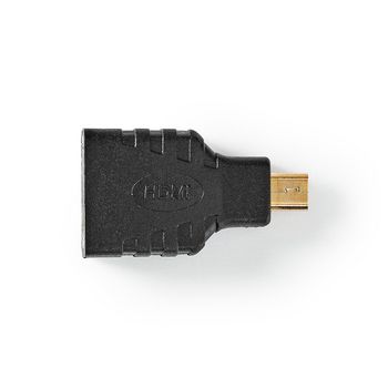 Nedis HDMI adapter HDMI naar HDMI micro zwart