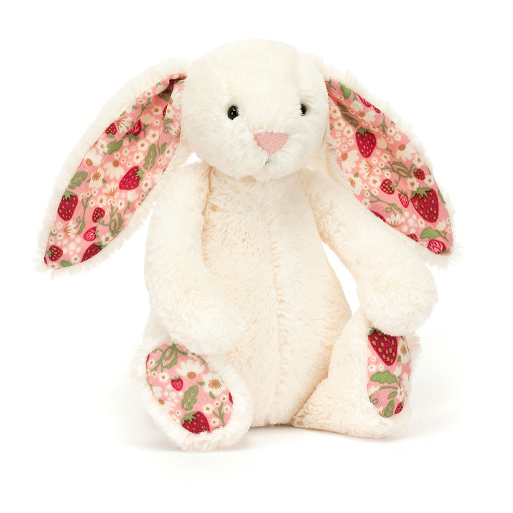 Jellycat Knuffel Blossom Cream Bunny Berry Original 31 cm