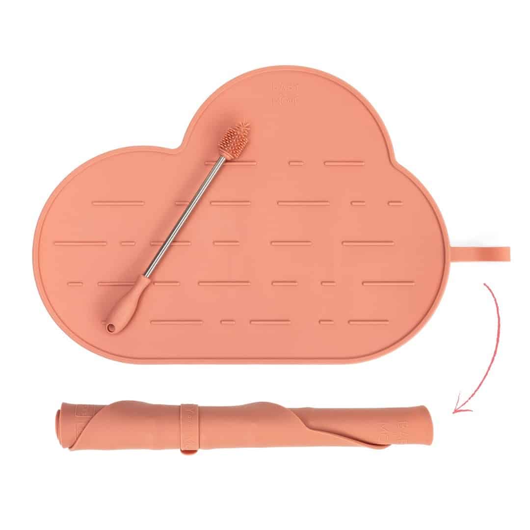 Owego Yummy Afdruipmat met Flessenborstel Bloom