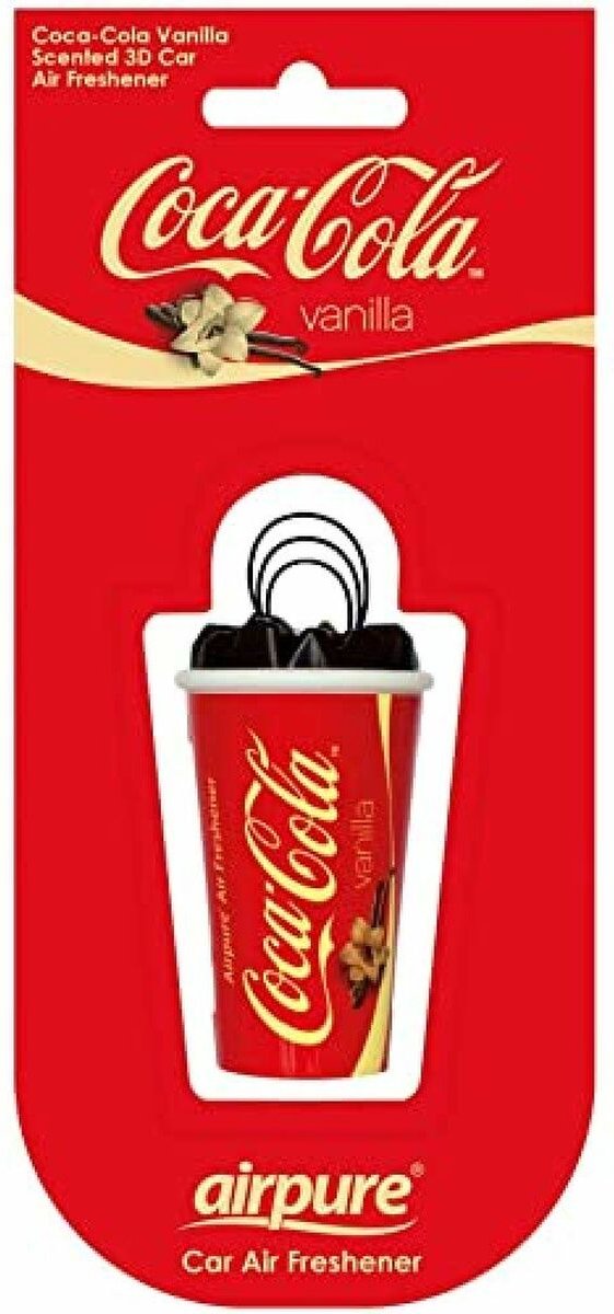 Lucht Verfrisser Hanger Coca Cola Vanilla Beker